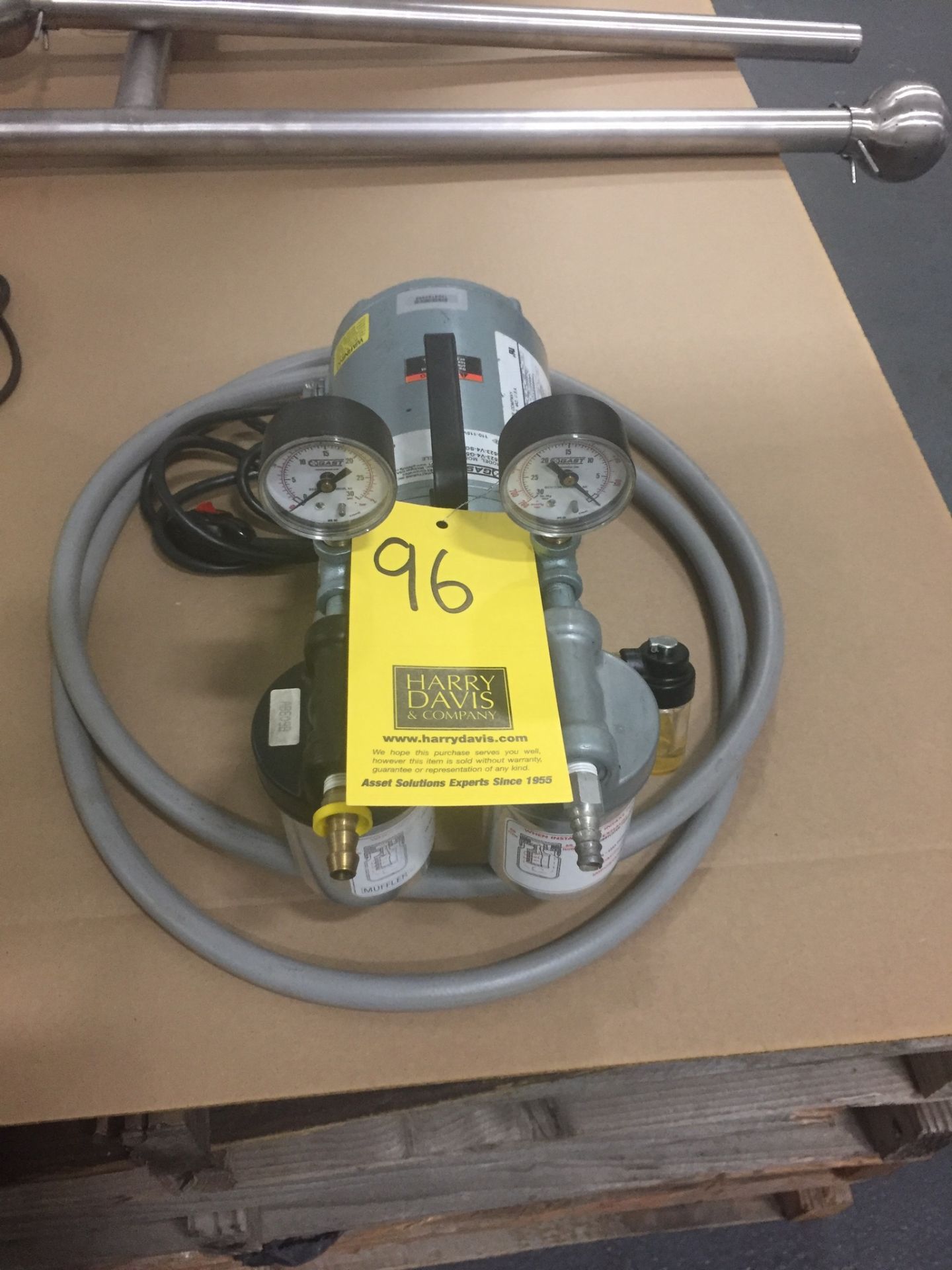 Gast Laboratory Vacuum Pump Model 0523-V4-G588EDX Rigging Fee $ 15