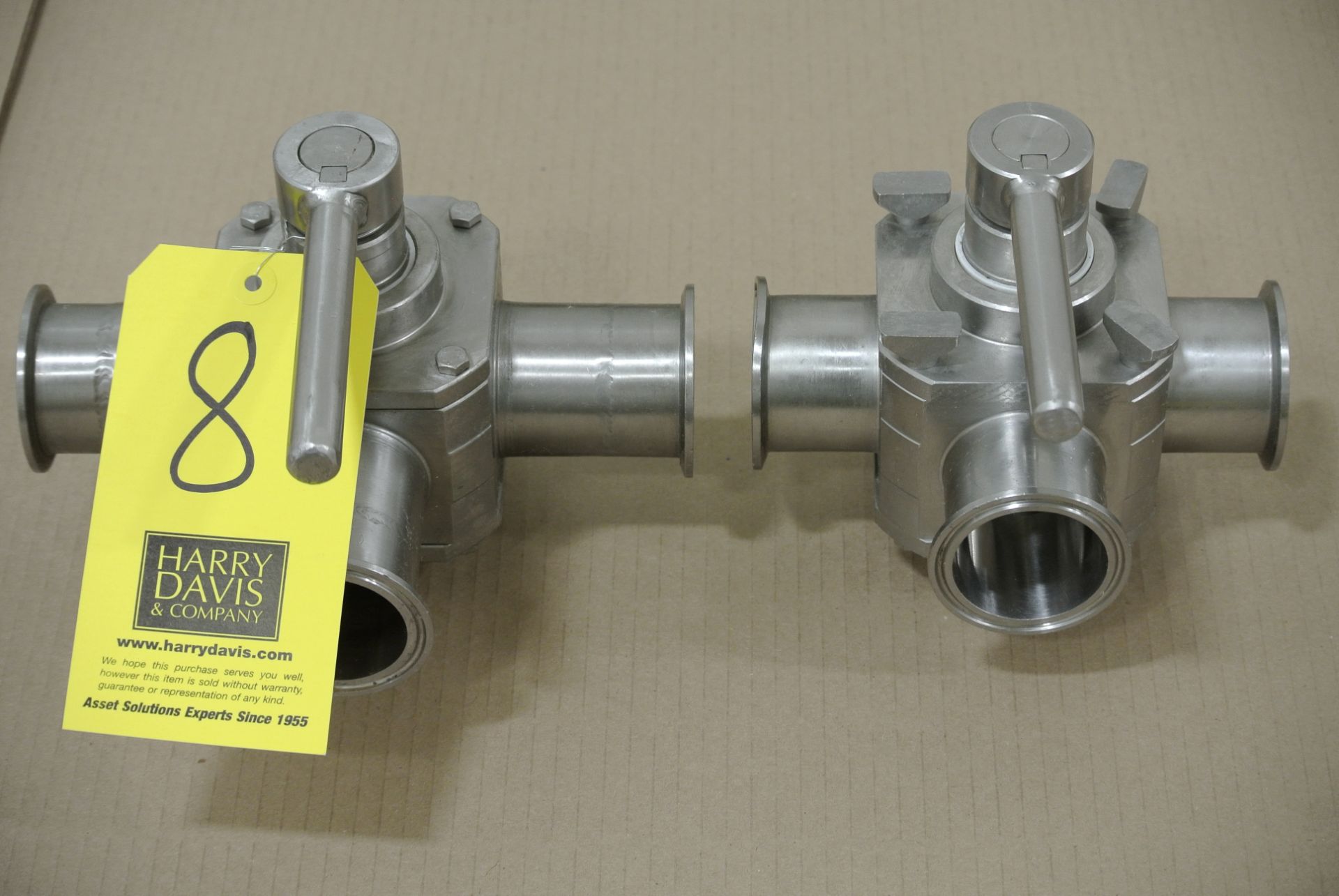 Koltek 2" 3-Way S/S Plug Valves Rigging Fee $ 15