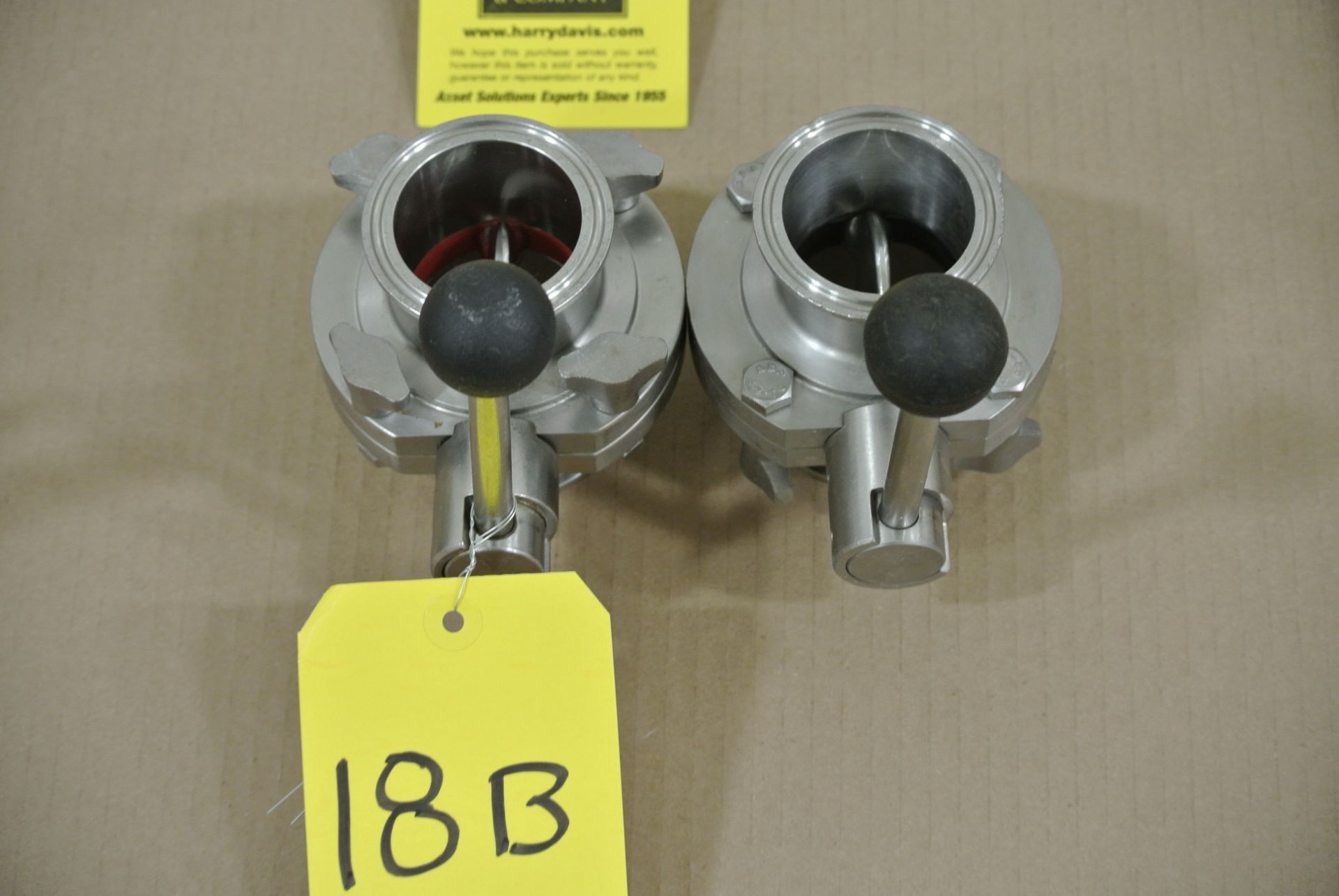 2" S/S Butterfly Valves Rigging Fee $ 15