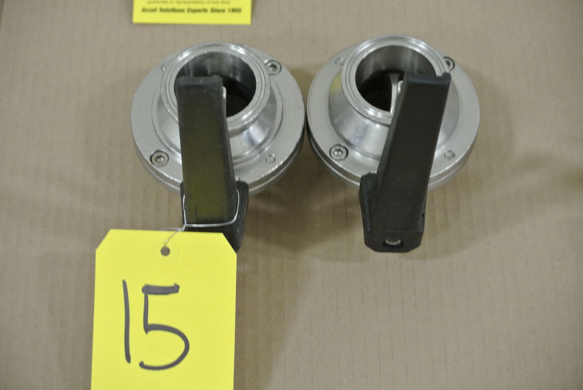 2" S/S Butterfly Valves Rigging Fee $ 15