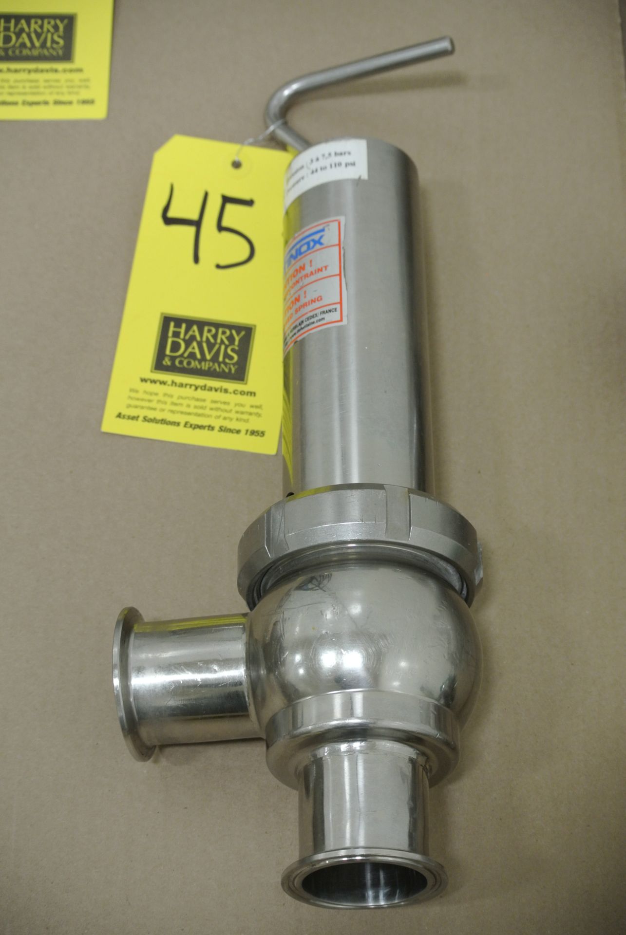 Definox 2" S/S Pressure Overflow Valve Rigging Fee $ 15