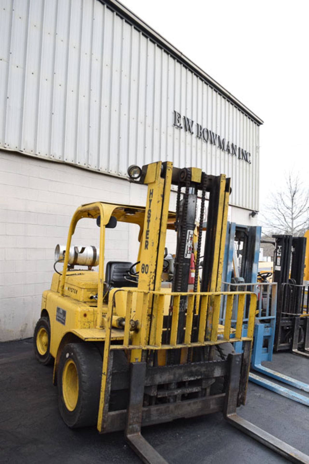 Hyster 8,000 Lb. Capacity Sit Down Propane Forklift, Unit #616 with Dual Front Tires - Image 2 of 2