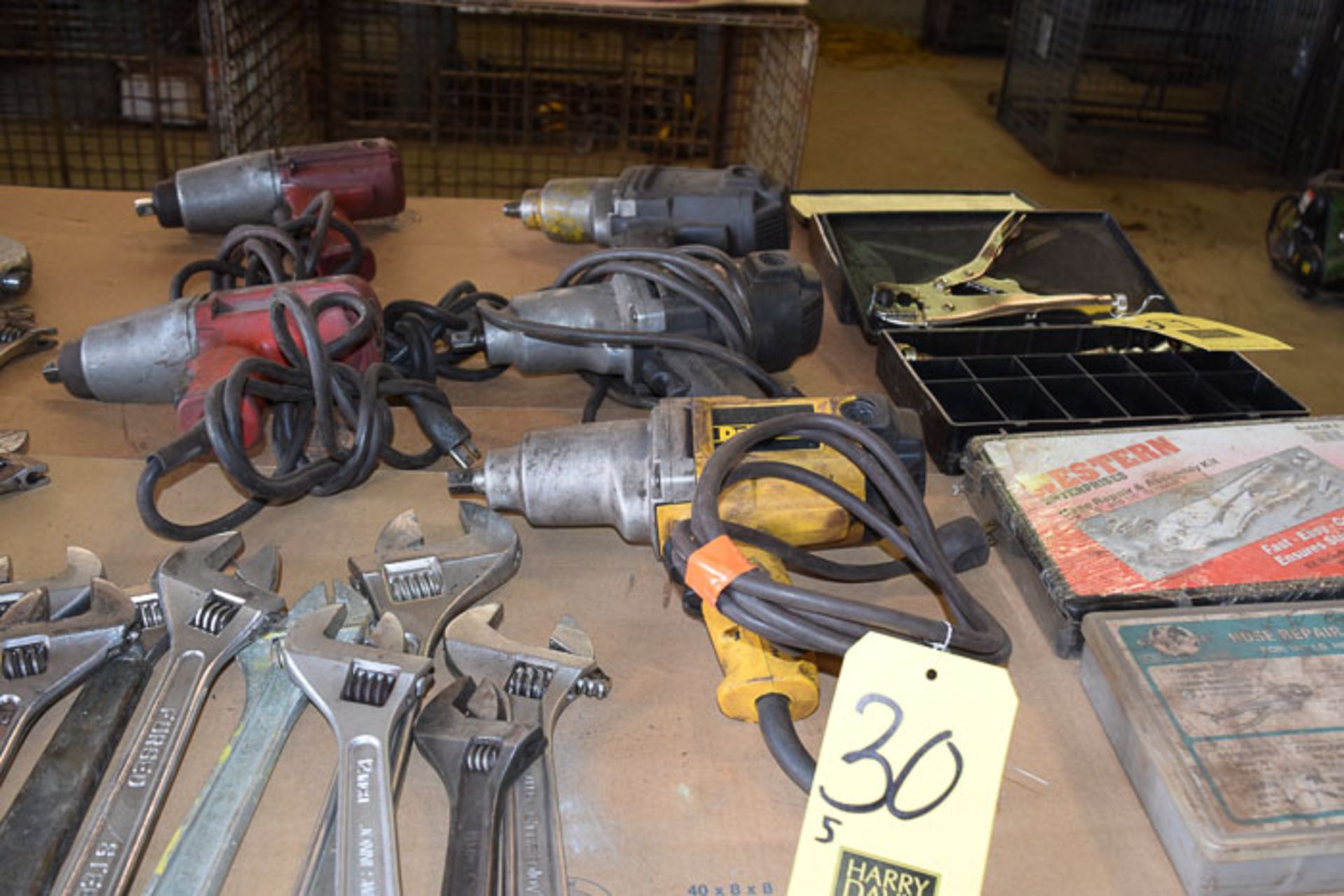 DeWalt, Black and Decker, and Milwaukee Electric Impact Guns