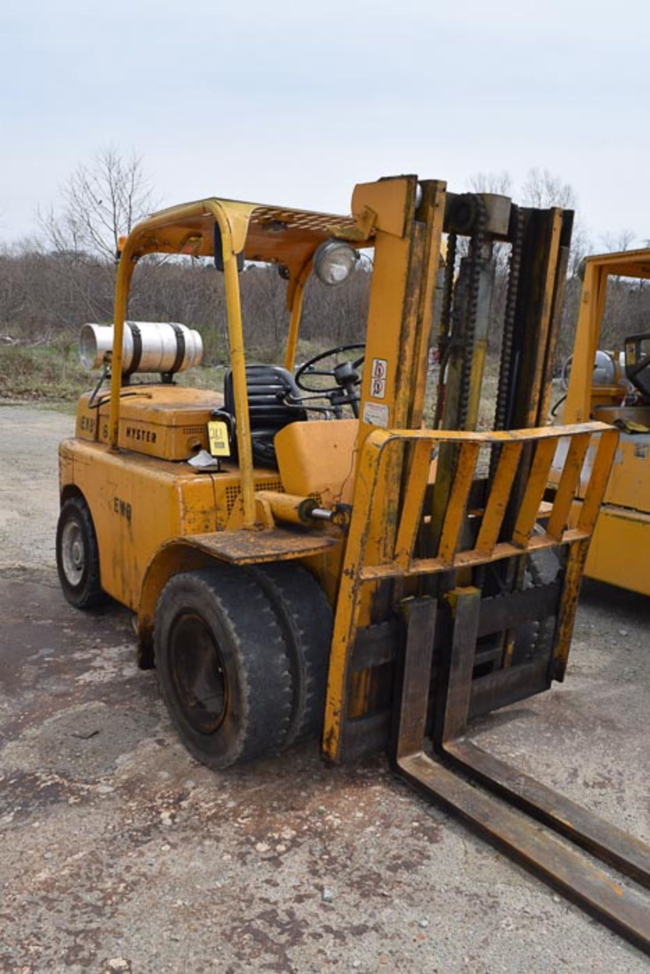 Hyster 8,000 Lb. Capacity Sit Down Propane Forklift, Unit #617 - Image 2 of 2