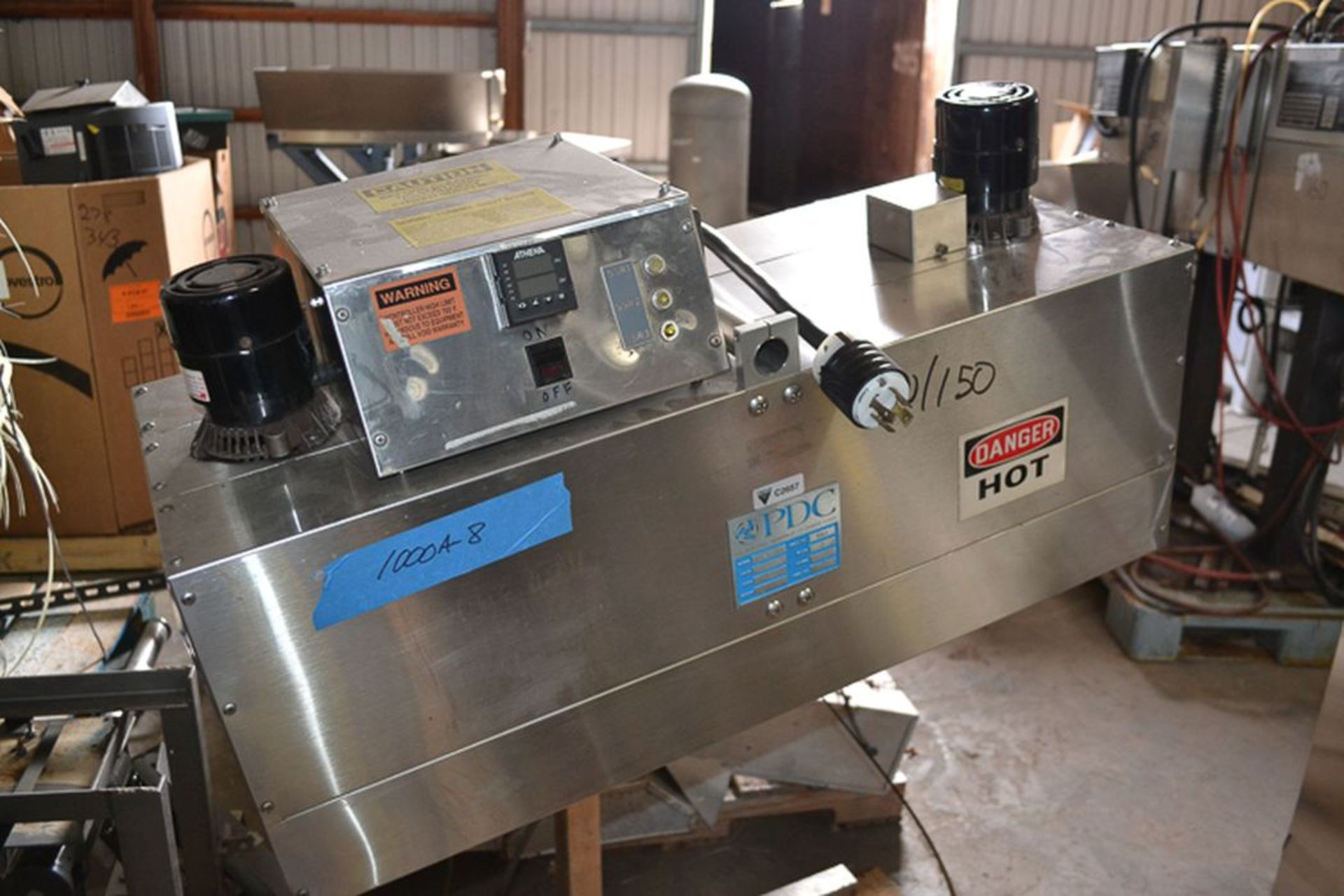 PDC Tamper Evident Neck Bander with Heat Unit LOADING FEE: $100.00 (DEERFIELD) - Image 2 of 2