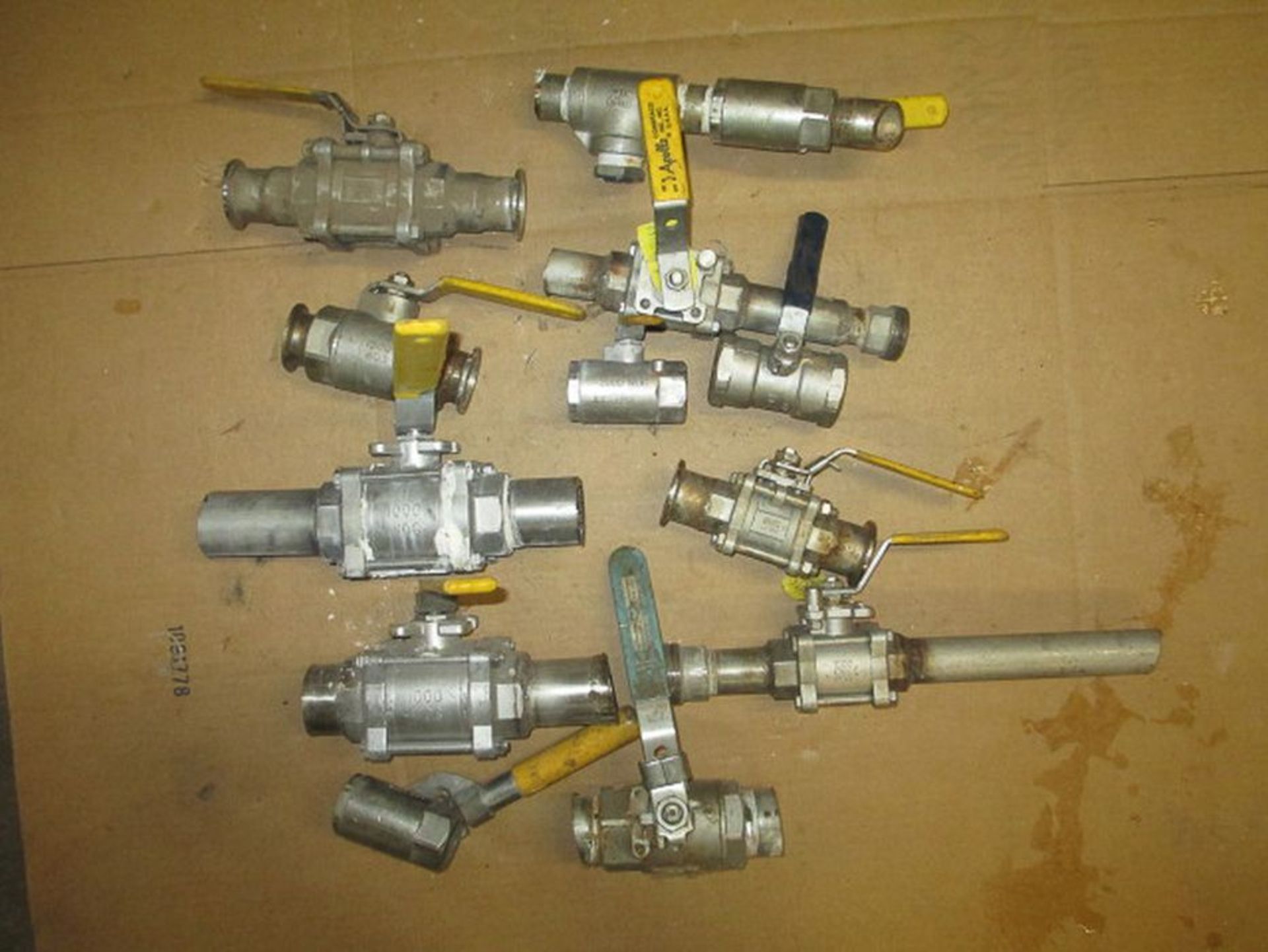 (4) 2" S/S Ball Valves: (2) 1" S/S GlobeValves ; (10) 1" S/S Ball Valves, (3) NEW S/S Ball Valves - Image 13 of 14