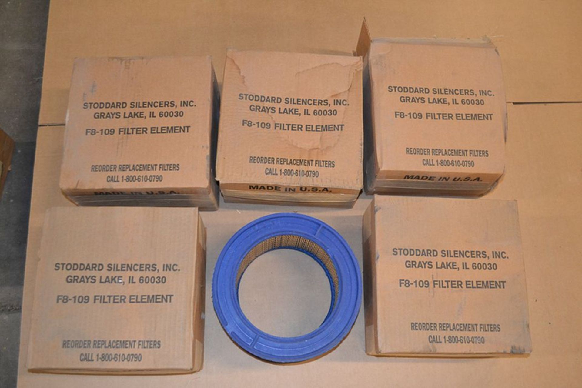 (11) Unused Air Compressor Filters, Part #F8- 109 (DEERFIELD)