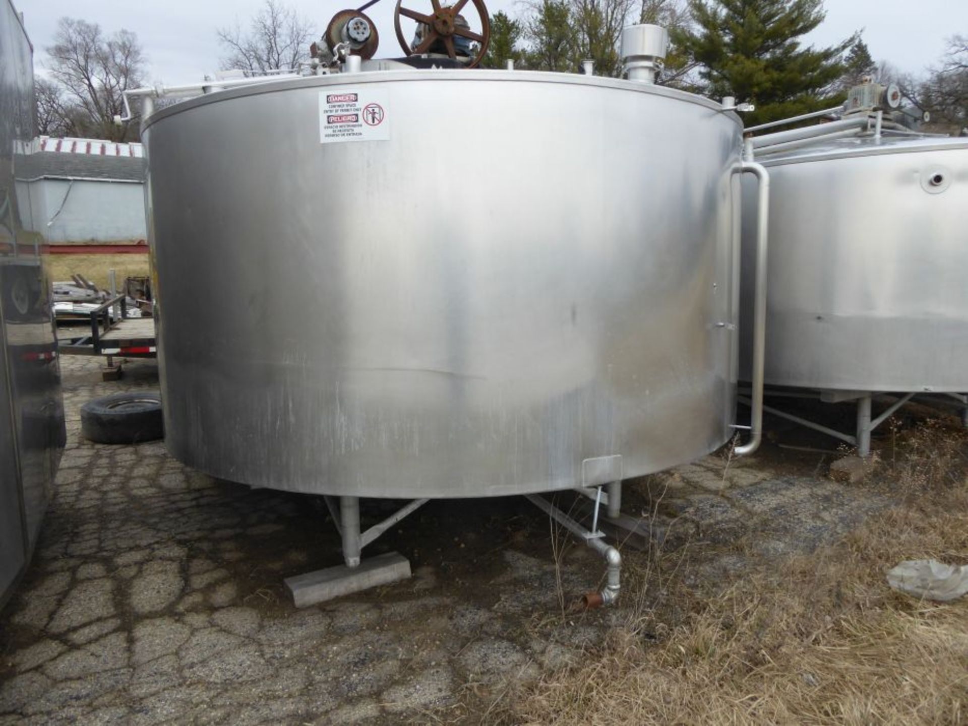 Damrow 35,000 Lb. Capacity S/S Double OO Cheese Vat (South Wayne, WI)