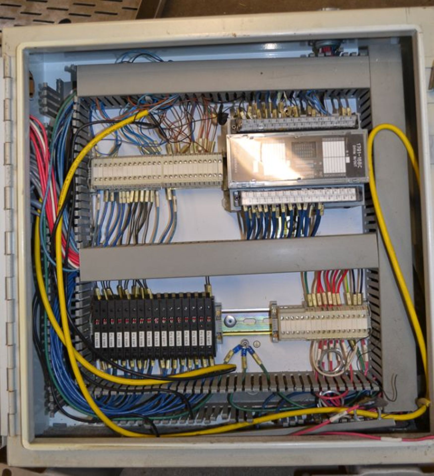 20" x 20" Steel Control Panel with Allen Bradley, Model: 1791-15 BC, 24 Volt I/O Rack ; Assorted - Image 2 of 3