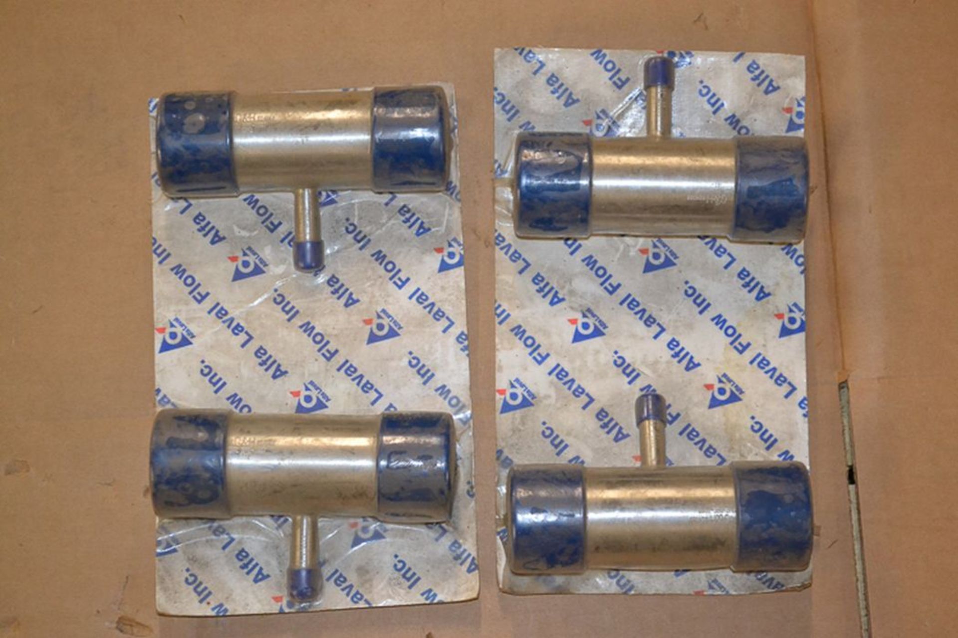 (4) NEW Alfa Laval Reducing Tees, Weld Ports, 2" x 1/2" Part # L67RWWW (DEERFIELD)