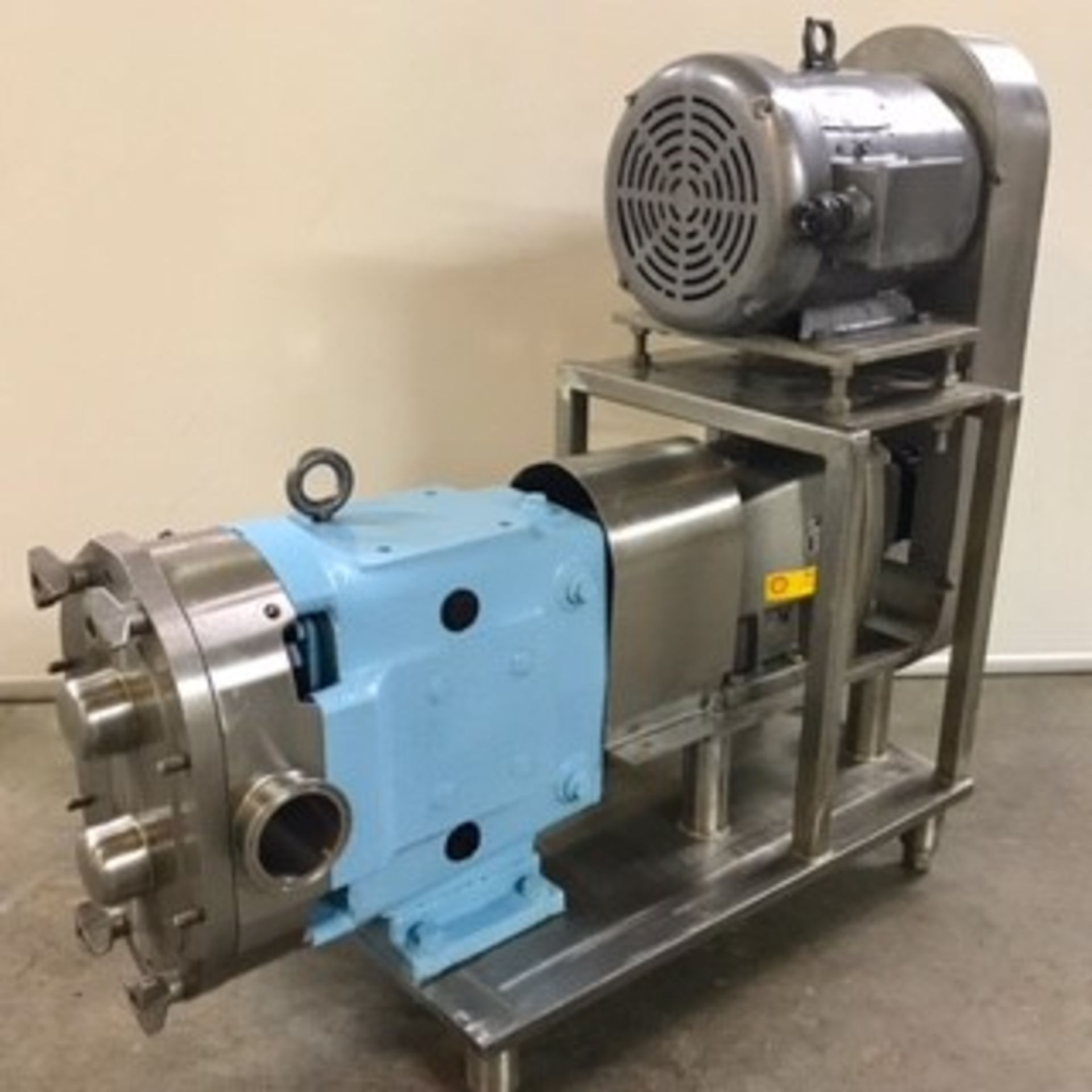 Waukesha Cherry-Burrell Positive Displacement Pump, Model: 060, SN: 277584-01, with Leeson 3 HP, 1, - Image 2 of 2