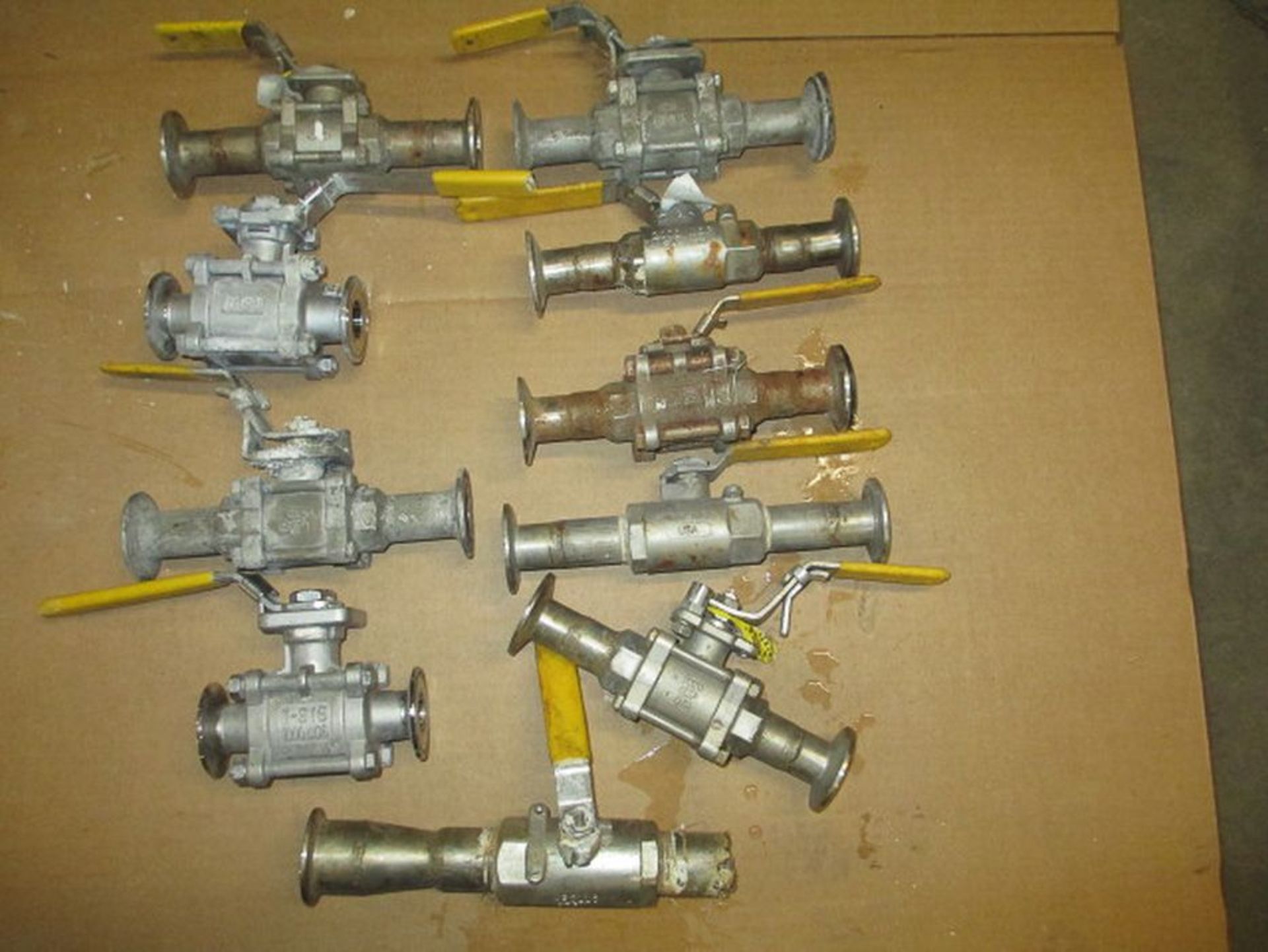 (4) 2" S/S Ball Valves: (2) 1" S/S GlobeValves ; (10) 1" S/S Ball Valves, (3) NEW S/S Ball Valves - Image 2 of 14