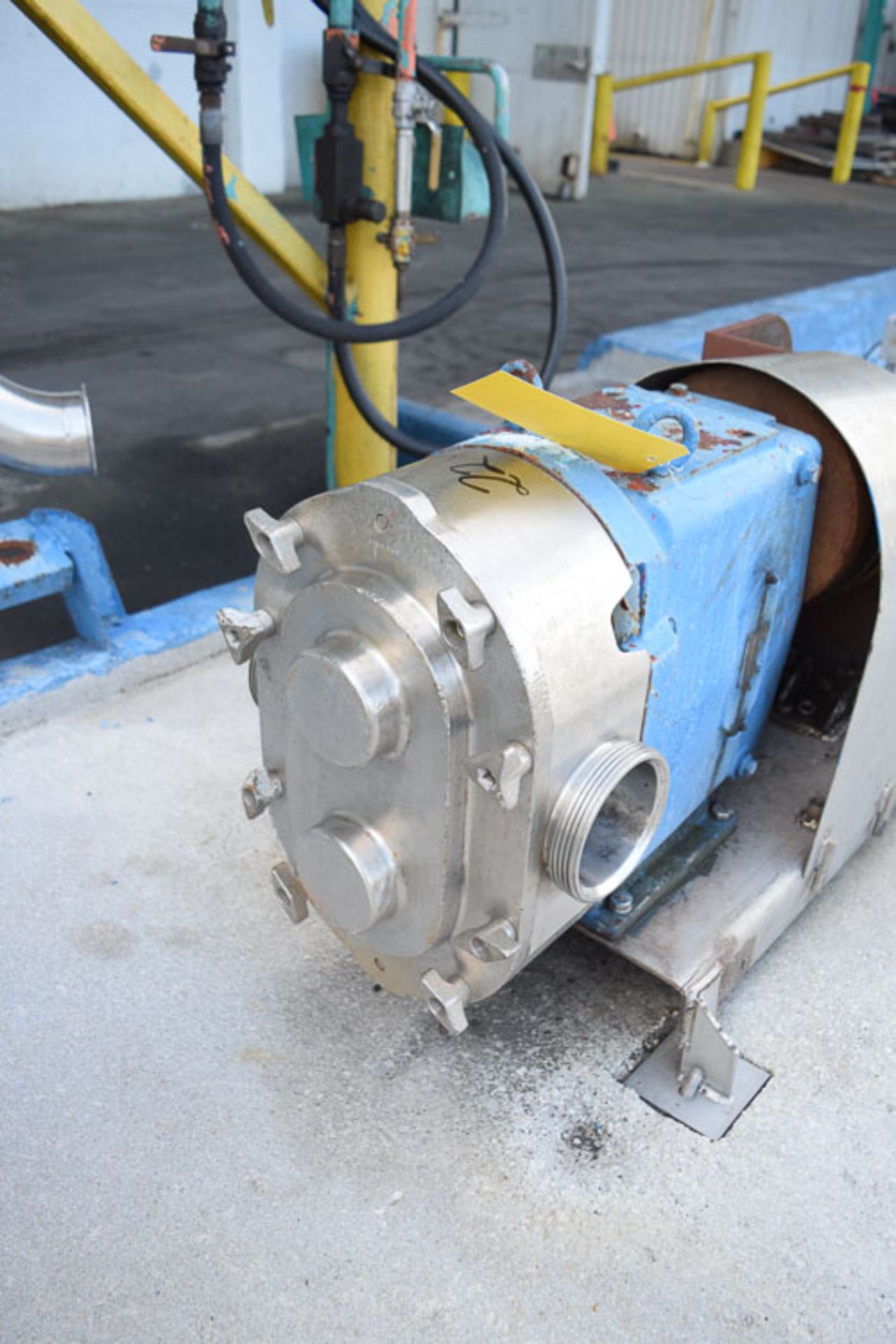 Waukesha Cherry-Burrell Positive Displacement Pump, Model: 220, Mounted on S/S Base *Removal Fee $