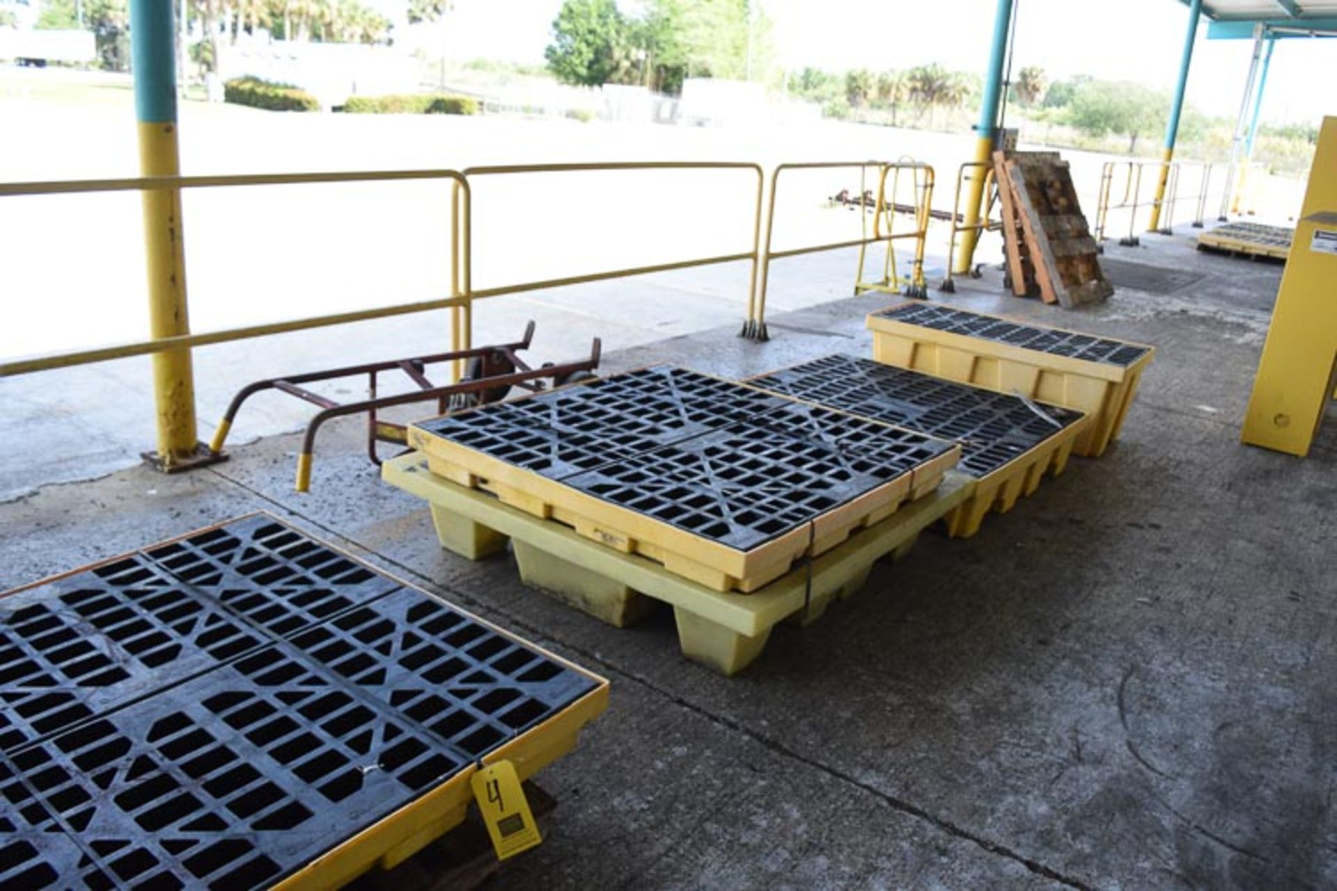 Chemical Spill Pallets with Spill Kit and Barrel Dolly *Removal Fee $50