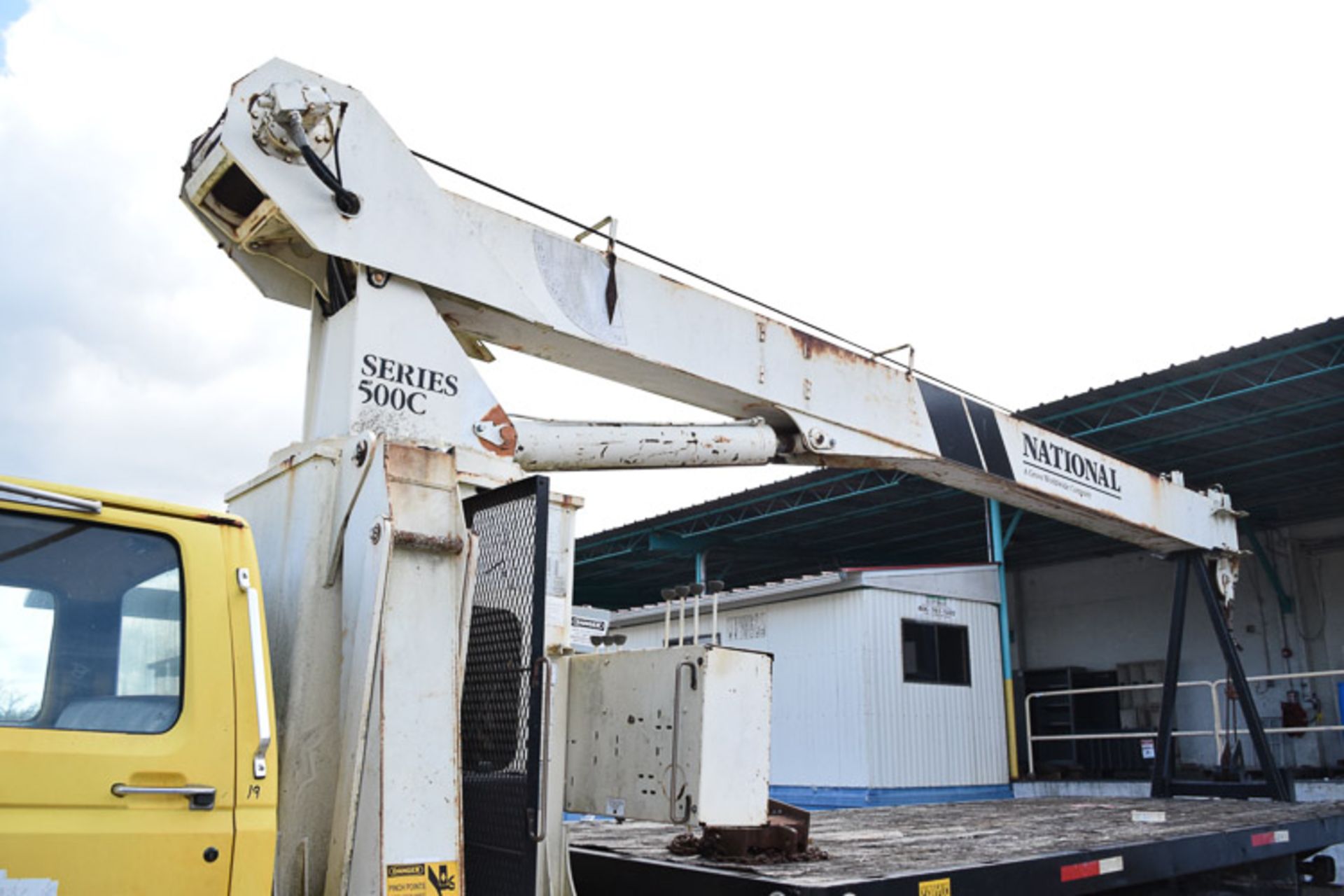 National Crane, 15-Ton Capacity Boom, Model: 500C, SN: 27075, Mounted on 1996 Ford Flat Bed Truck - Image 3 of 3