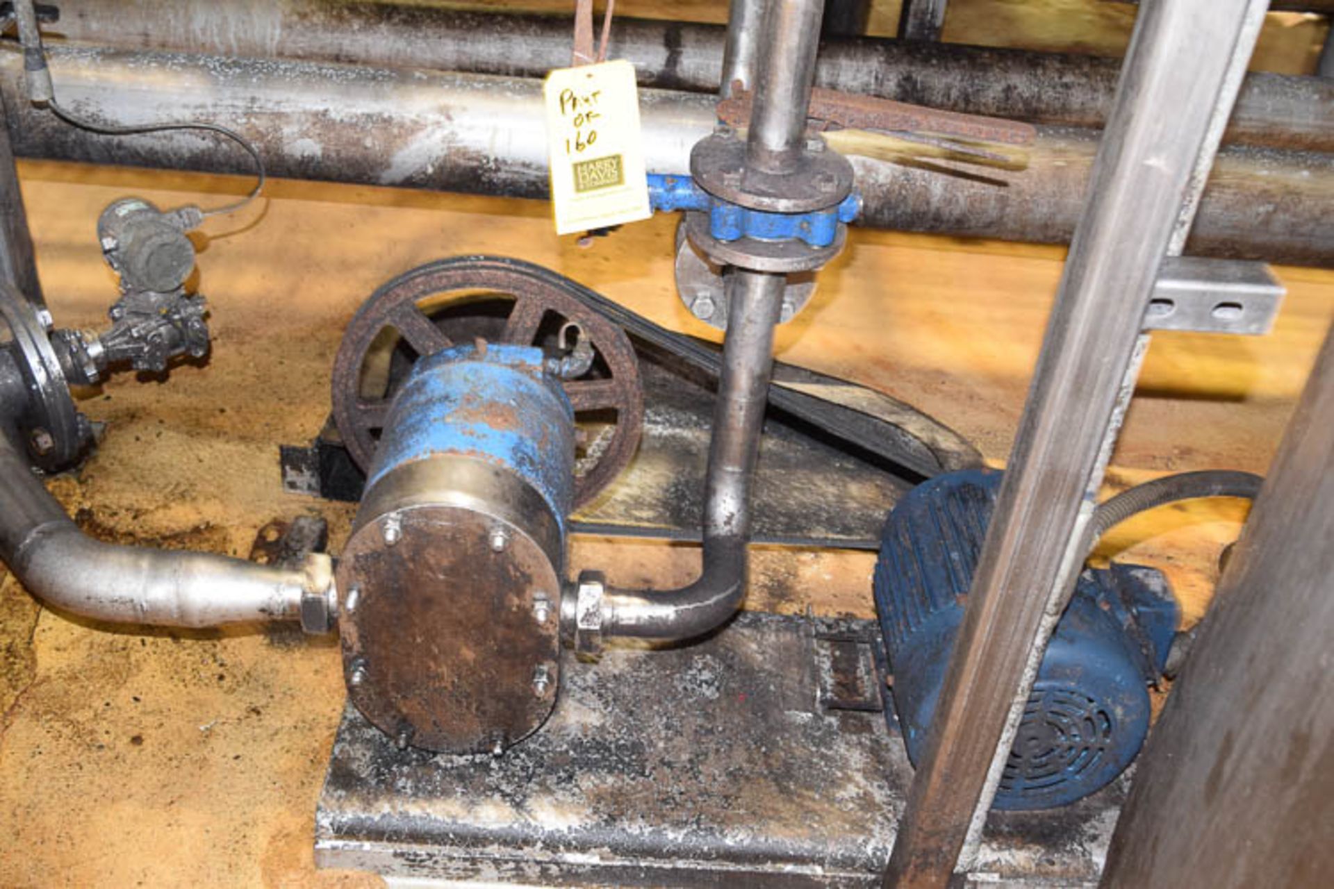 Tri Clover Positive Displacement Pump with Hydraulic Drive and Motor Drive *Removal Fee $200 - Image 2 of 2