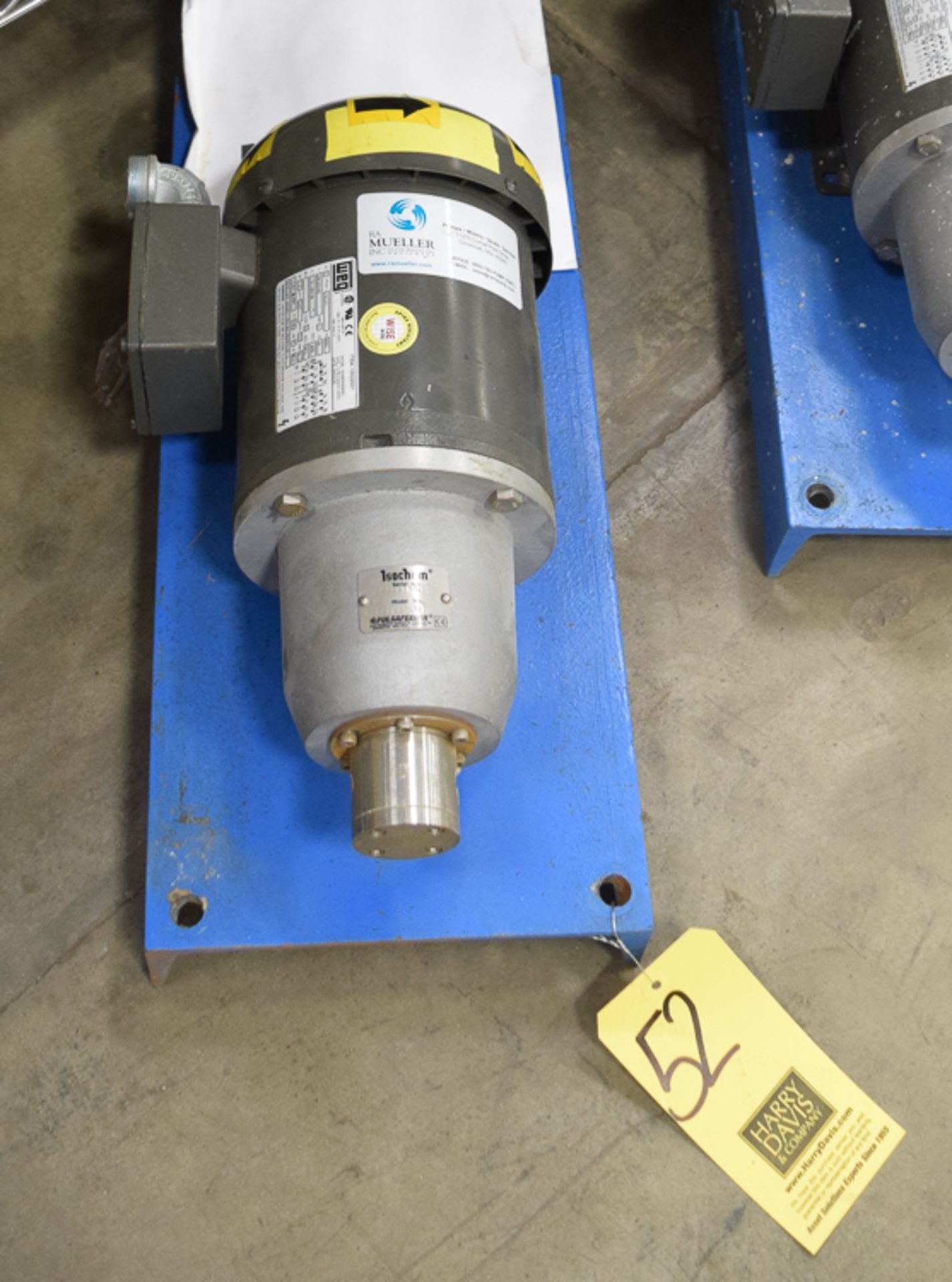 NEW Mueller 1/2 HP Metering Pump, Model: P127B with Chem-Tech Series 150 Pulsafeeder Metering Pump