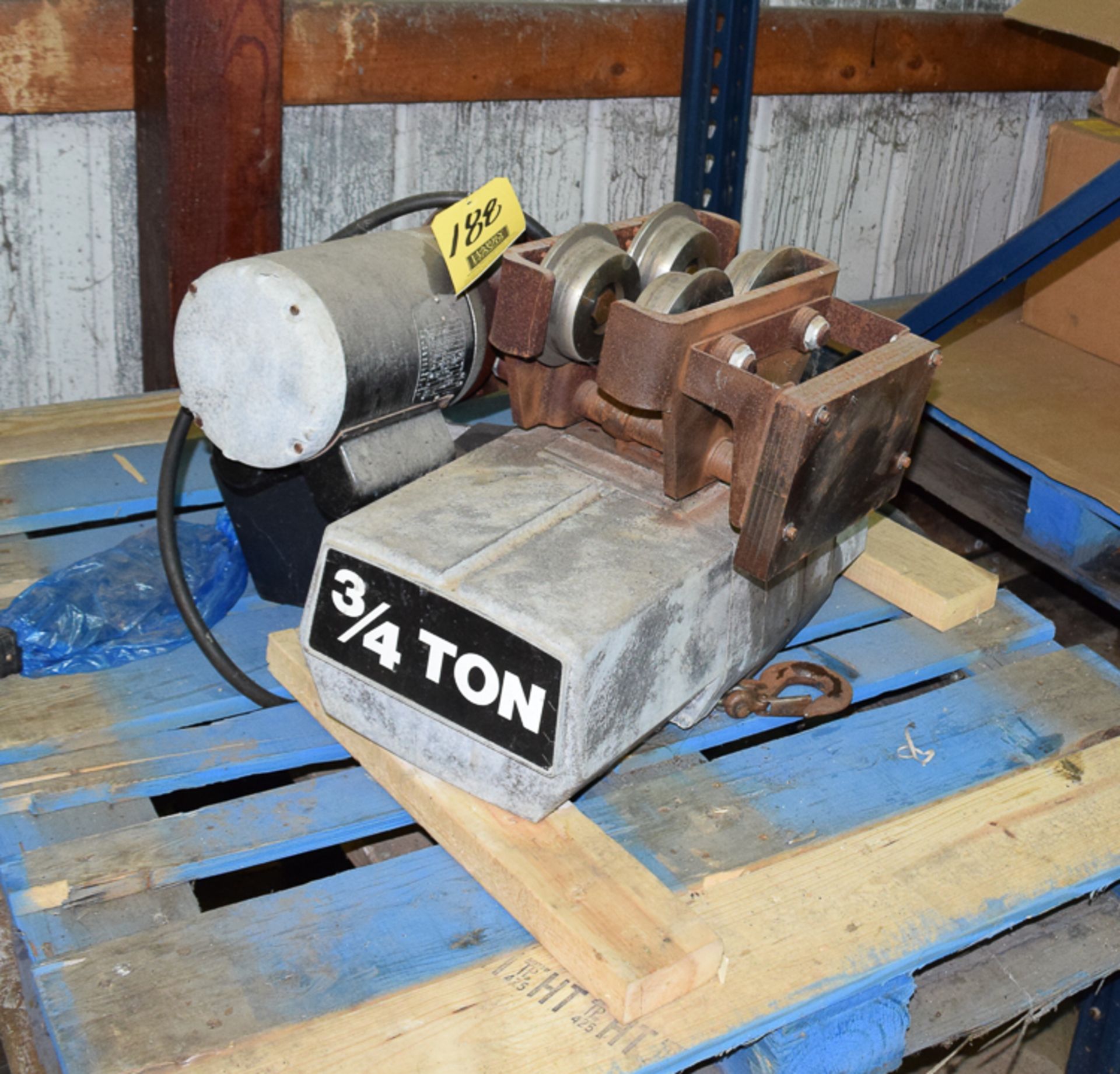 3/4 Ton Electric Hoist, Rigging Fee: Please Contact US Rigging 920-655-2767