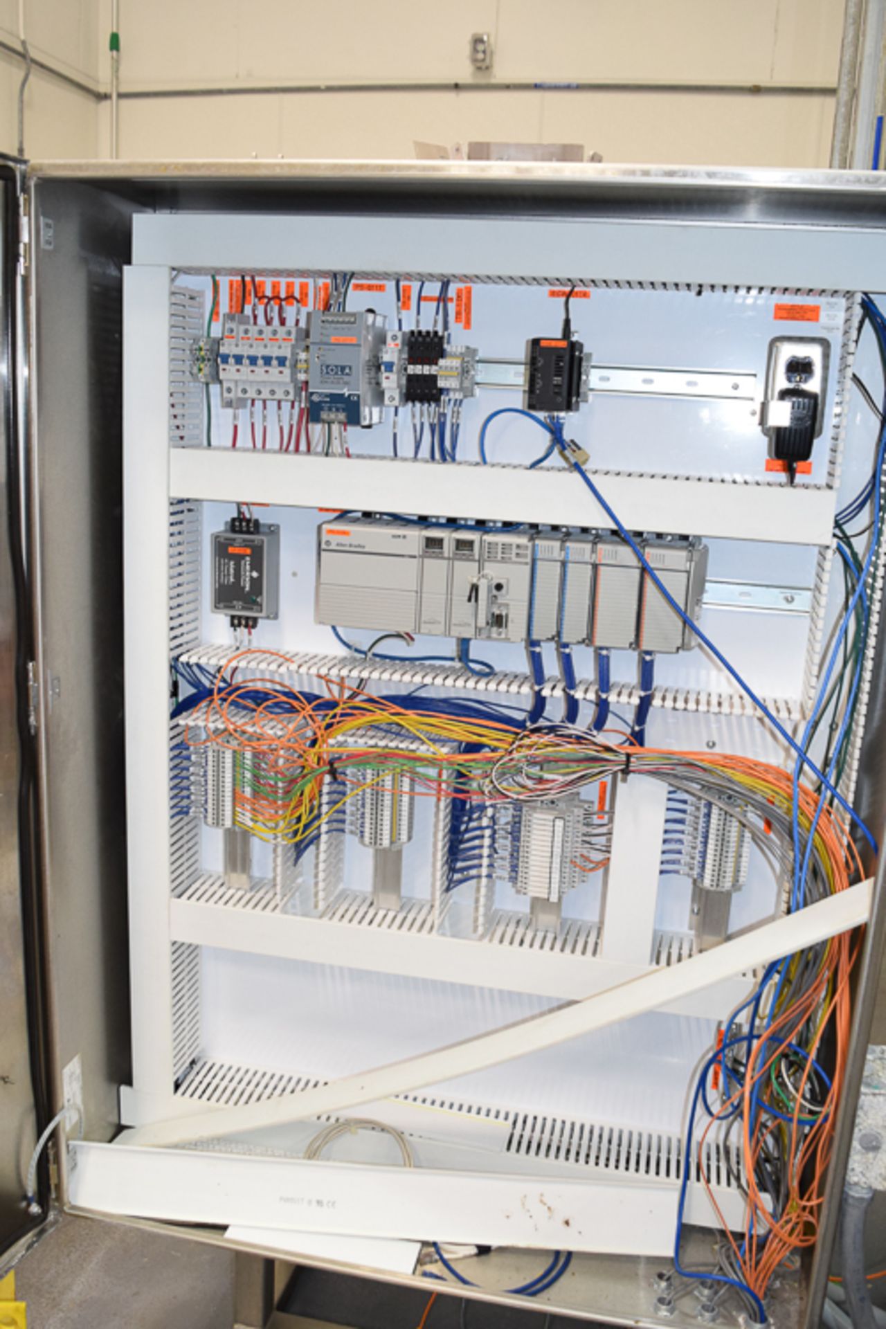 Allen Bradley Compact Logix L43 PLC with Relays Power Supply and S/S Enclosure, Rigging Fee: