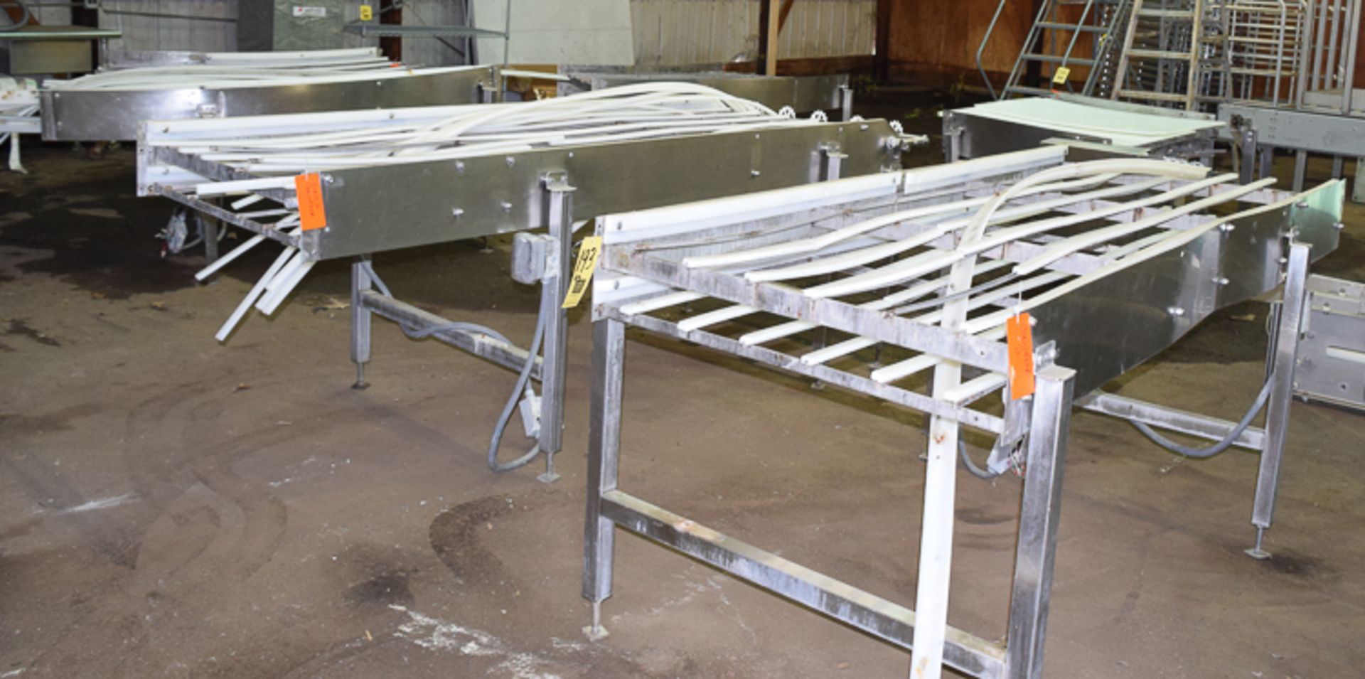 6-Sections S/S Frame Product Conveyor, Rigging Fee: Please Contact US Rigging 920-655-2767