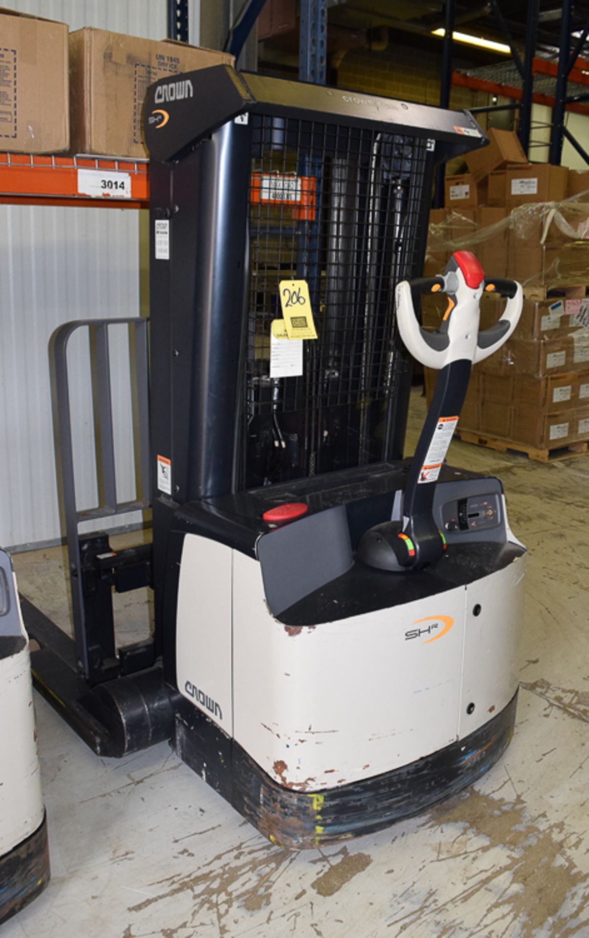 Crown 2,700 Pound Capacity Walk Behind Electric Fork Lift, Model: 5RH5520-30, SN: 6A326306, with