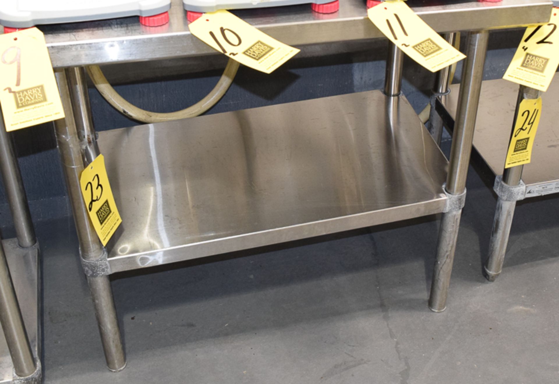 S/S Work Table with Under Shelf, 24" x 36", Rigging Fee: Please Contact US Rigging 920-655-2767