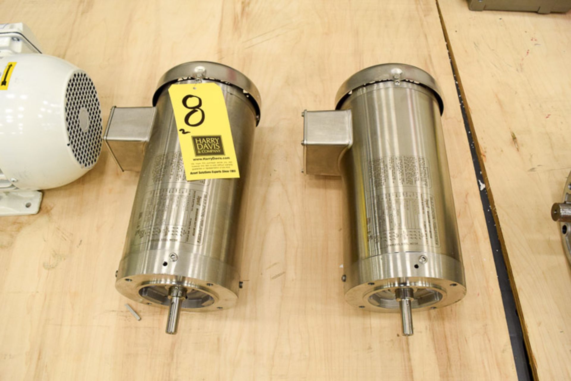 NEW Baldor Reliance Super S/S Clad 2 HP, 1755 RPM Motors - Rigging Fee: $ 50