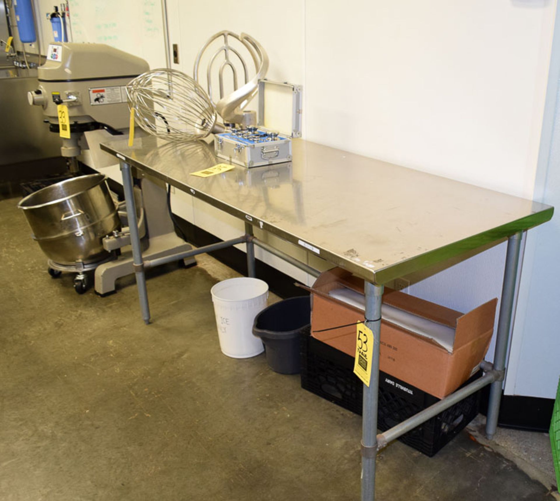 (2 pieces) 30" x 72" S/S Table and Whiteboard Rigging Fee $ 25