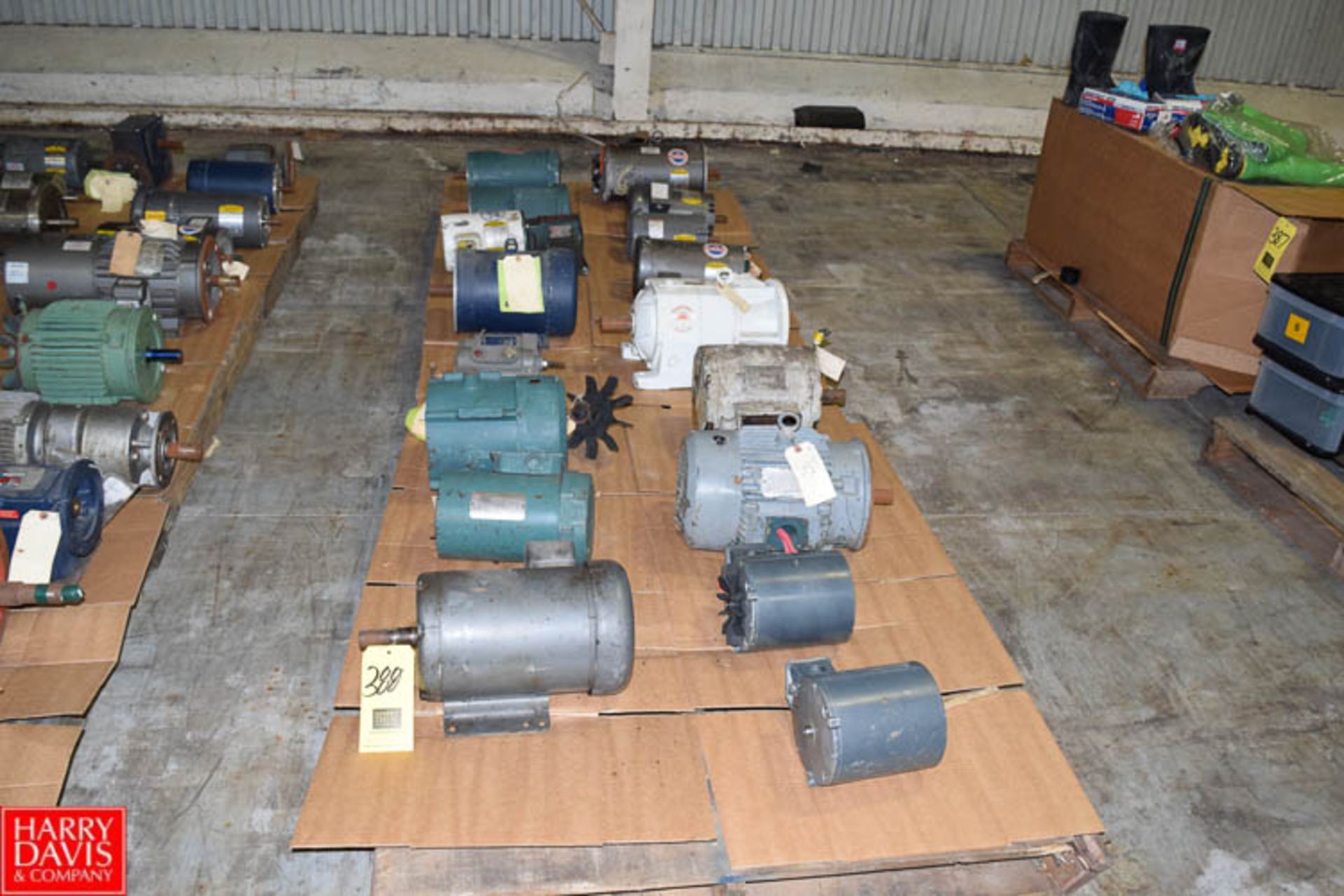 Assorted Baldor and Reliance Motors (Up to 7.5 HP) - Rigging Fee: $ Please Contact Rigger for