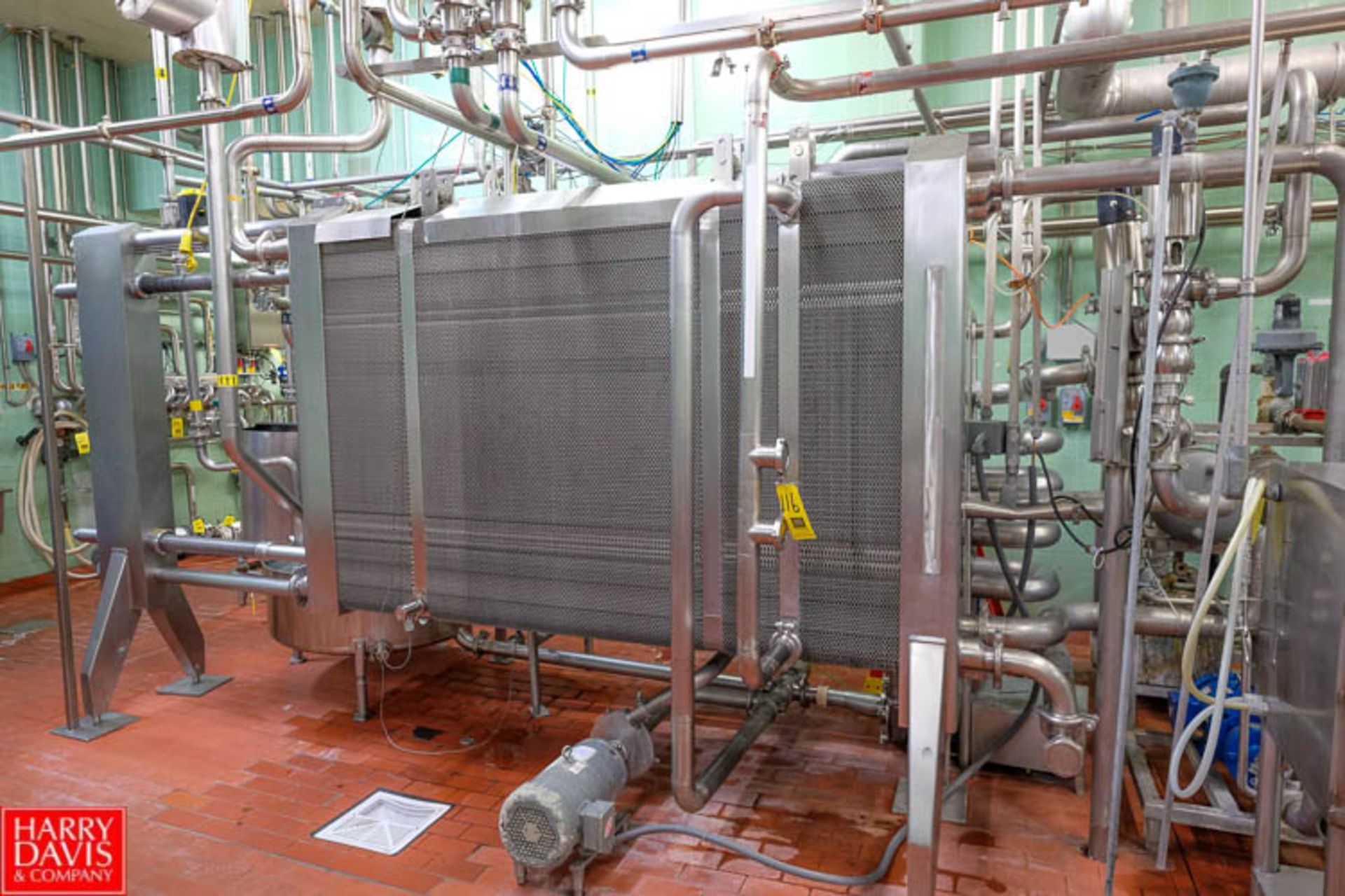 APV 7,000 GPH Pasteurization System with APV 4-Zone S/S Frame Plate Heat Exchanger, Model R51, Sudmo