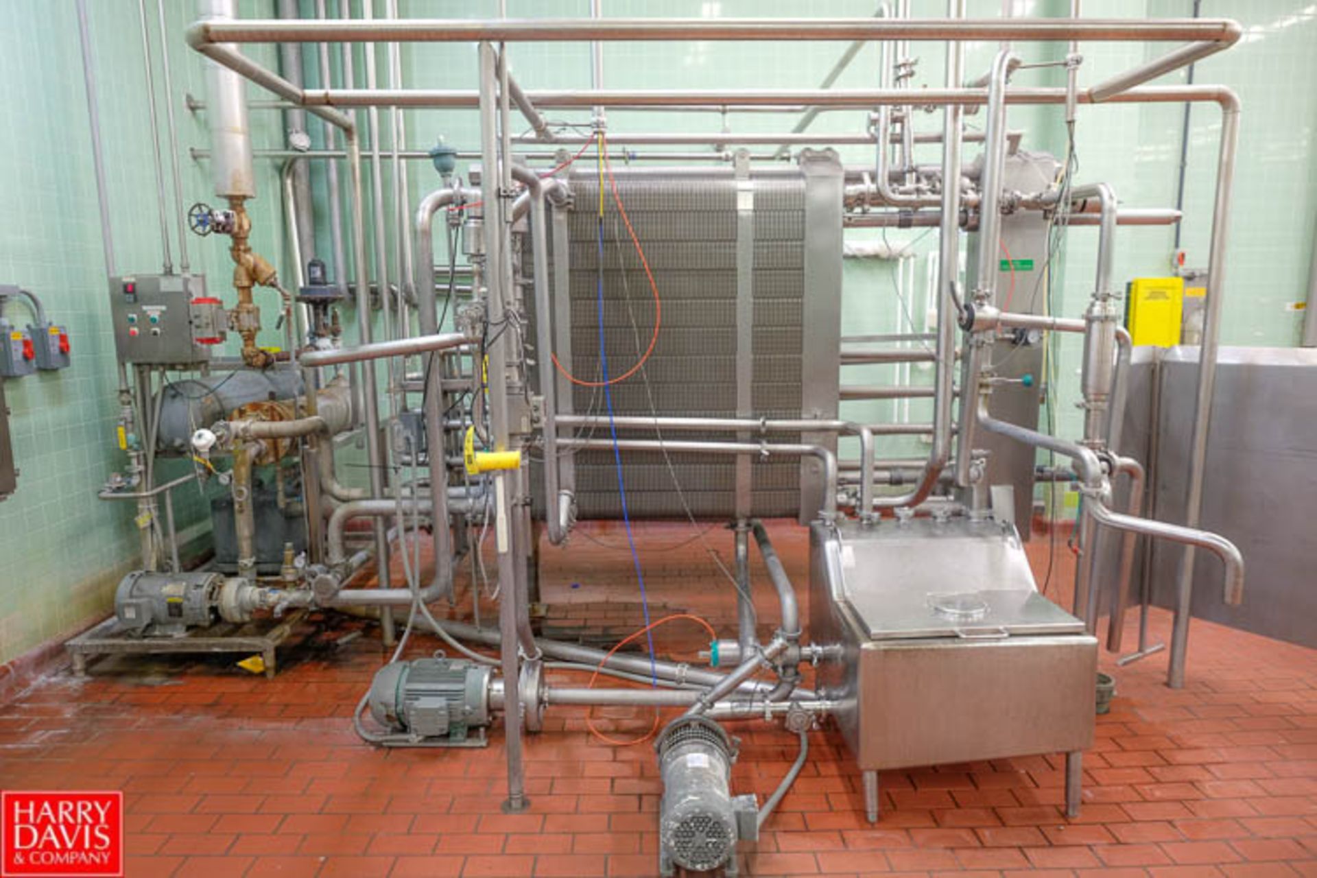 APV Juice Pasteurizer with APV 3-Zone S/S Frame Plate Heat Exchanger, Model R51, S/N 17851, Skid-