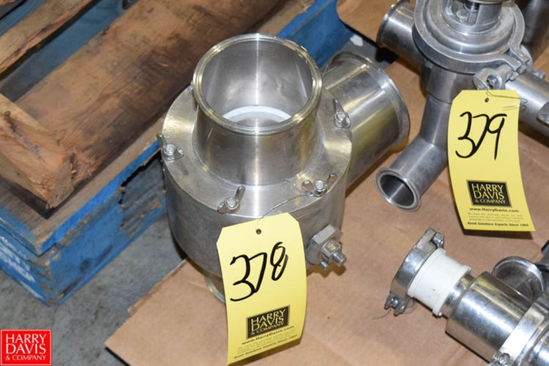 4" S/S Ball Valve, Clamp Type - Rigging Fee: $ Please Contact Rigger for Pricing