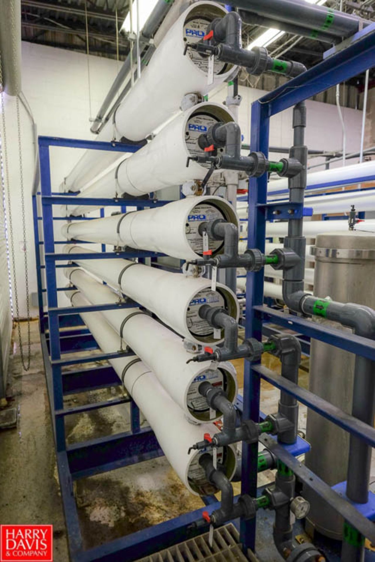 Siemens Skid-Mounted Reverse Osmosis System, Model MSM84R01, S/N 065692-02, with (6) Protec Tubes, - Image 2 of 2