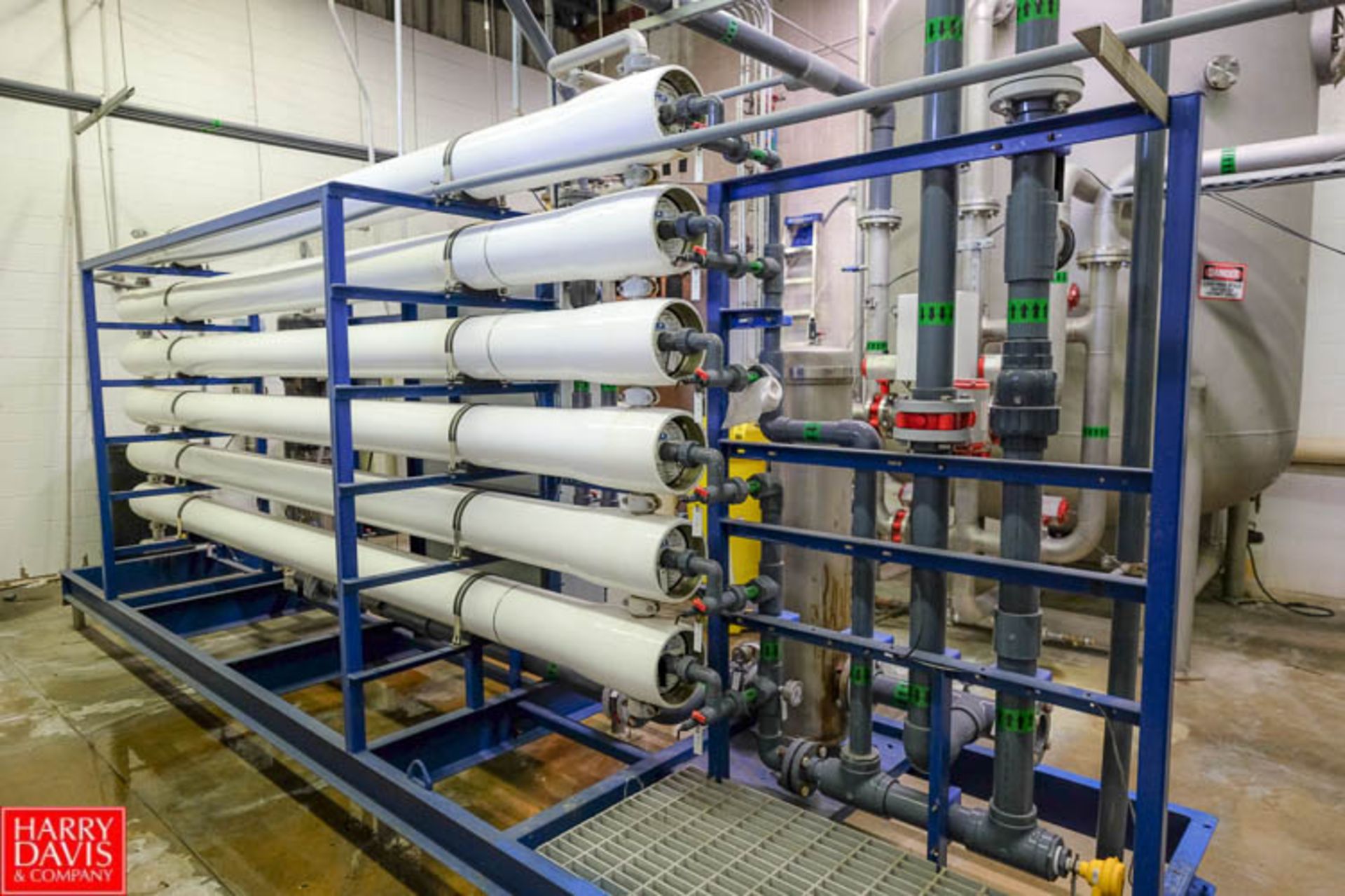 Siemens Skid-Mounted Reverse Osmosis System, Model MSM84R01, S/N 065692-01, with (6) Protec Tubes, - Image 2 of 2