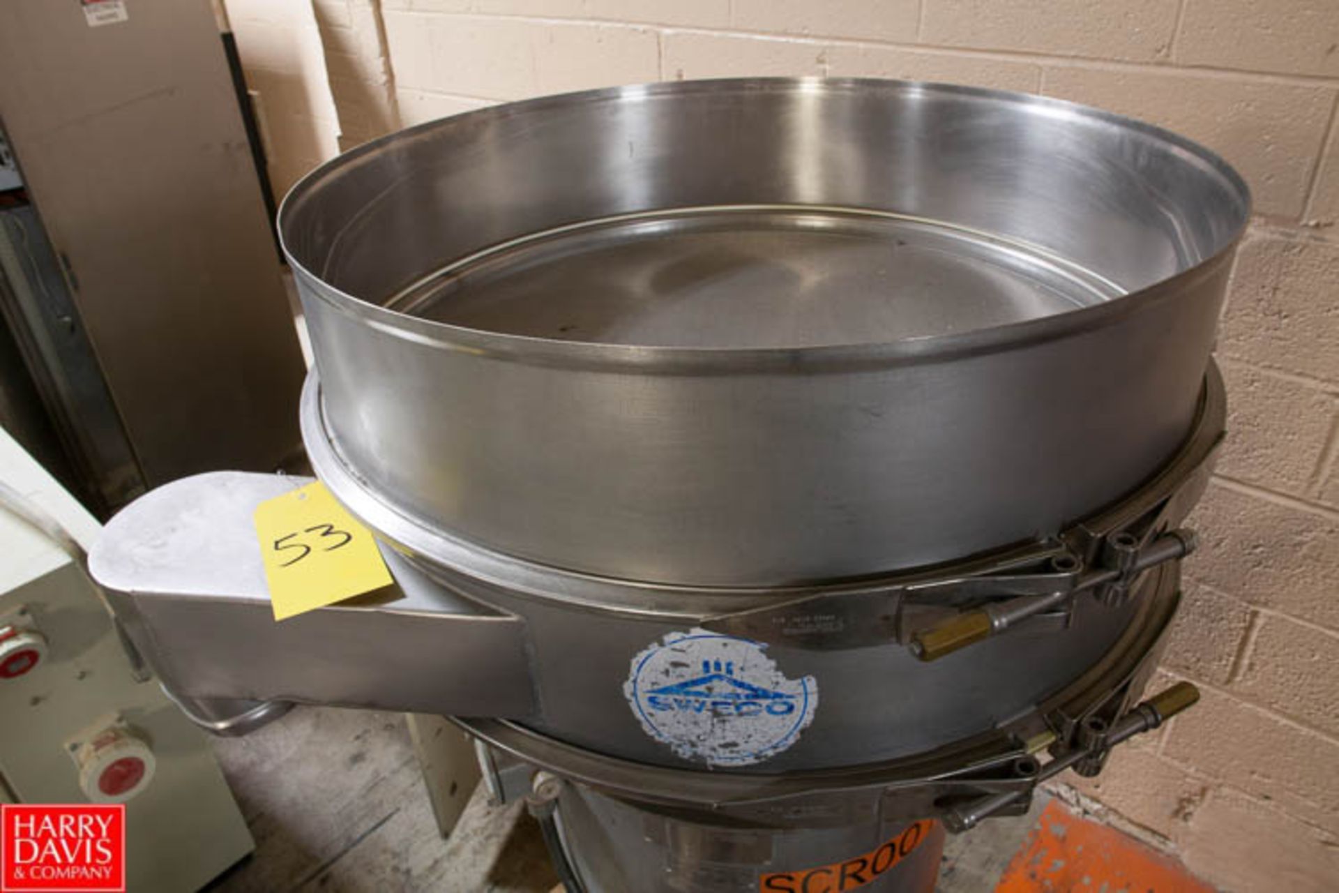 Sweco 30" Portable S/S Sifter, Model Z530Y86BDP75DXFB, S/N 354515-A02/07