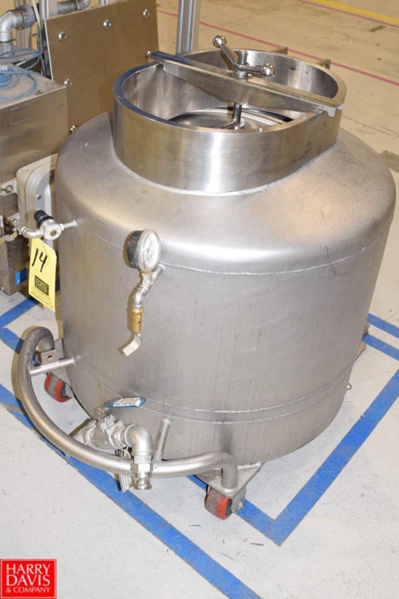 All Weld Jacketed S/S Portable Tank, 25 PSI - Rigging Fee $ 65