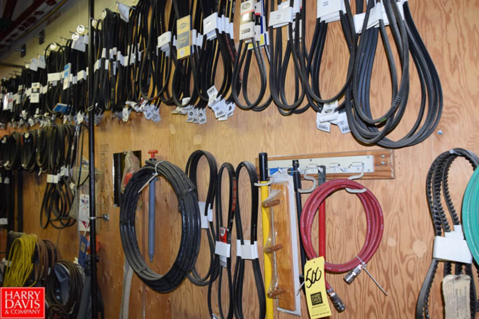 Assorted Belts, Fire Extinguishers and Hardware, ETC - Rigging Fee $ 850
