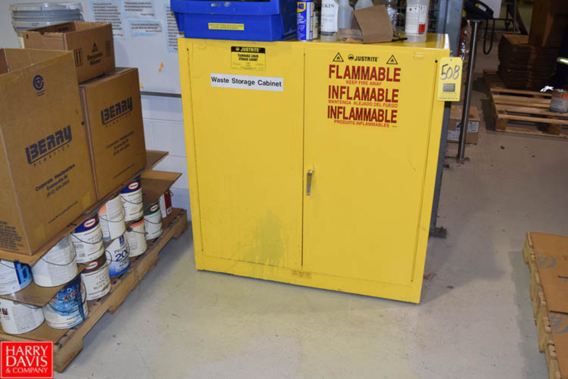 Justrite 30 Gallon Capacity Flammable Storage Cabinet - Rigging Fee $ 65