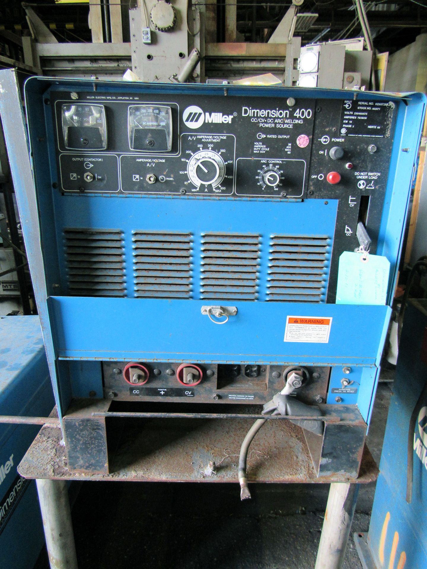 Miller Dimension 400 Constant Current / Constant Voltage DC ARC Welding Power Source