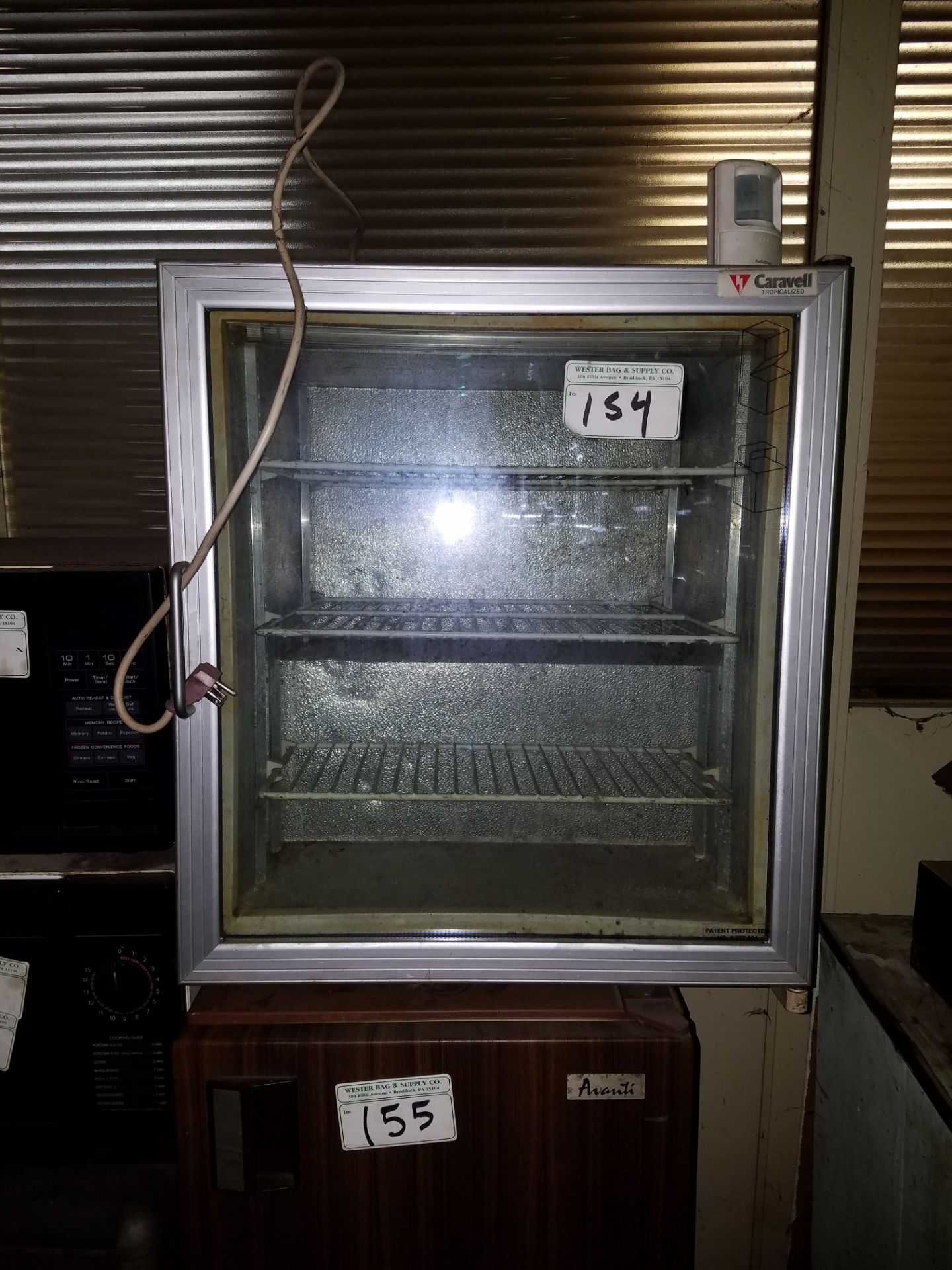 CARAVELL MINI FRIDGE, GLASS DOOR