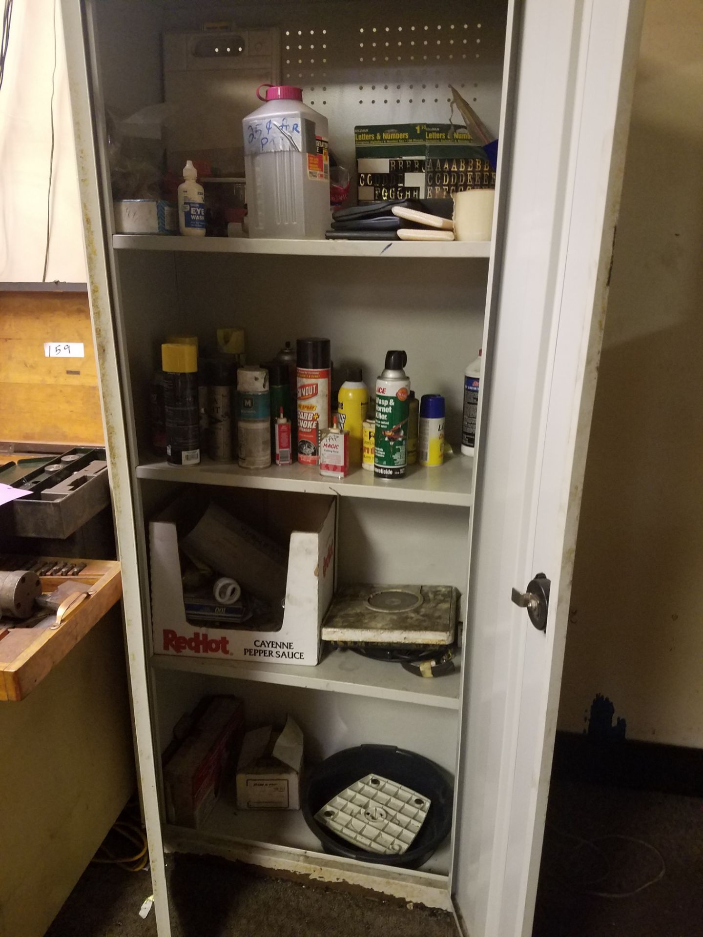 CABINET & CONTENTS