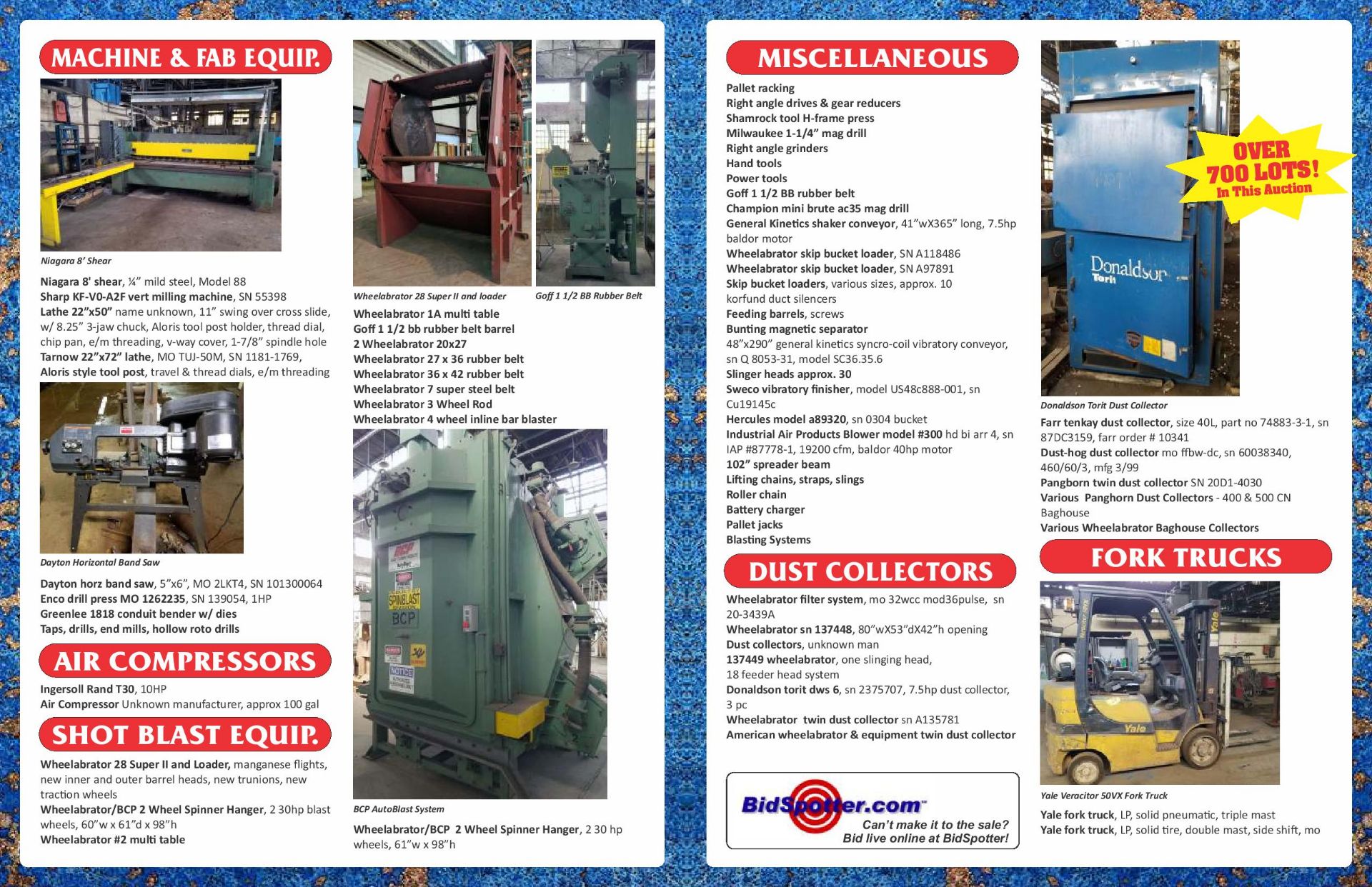 Full Catalog Coming Soon! Metalworking Machinery