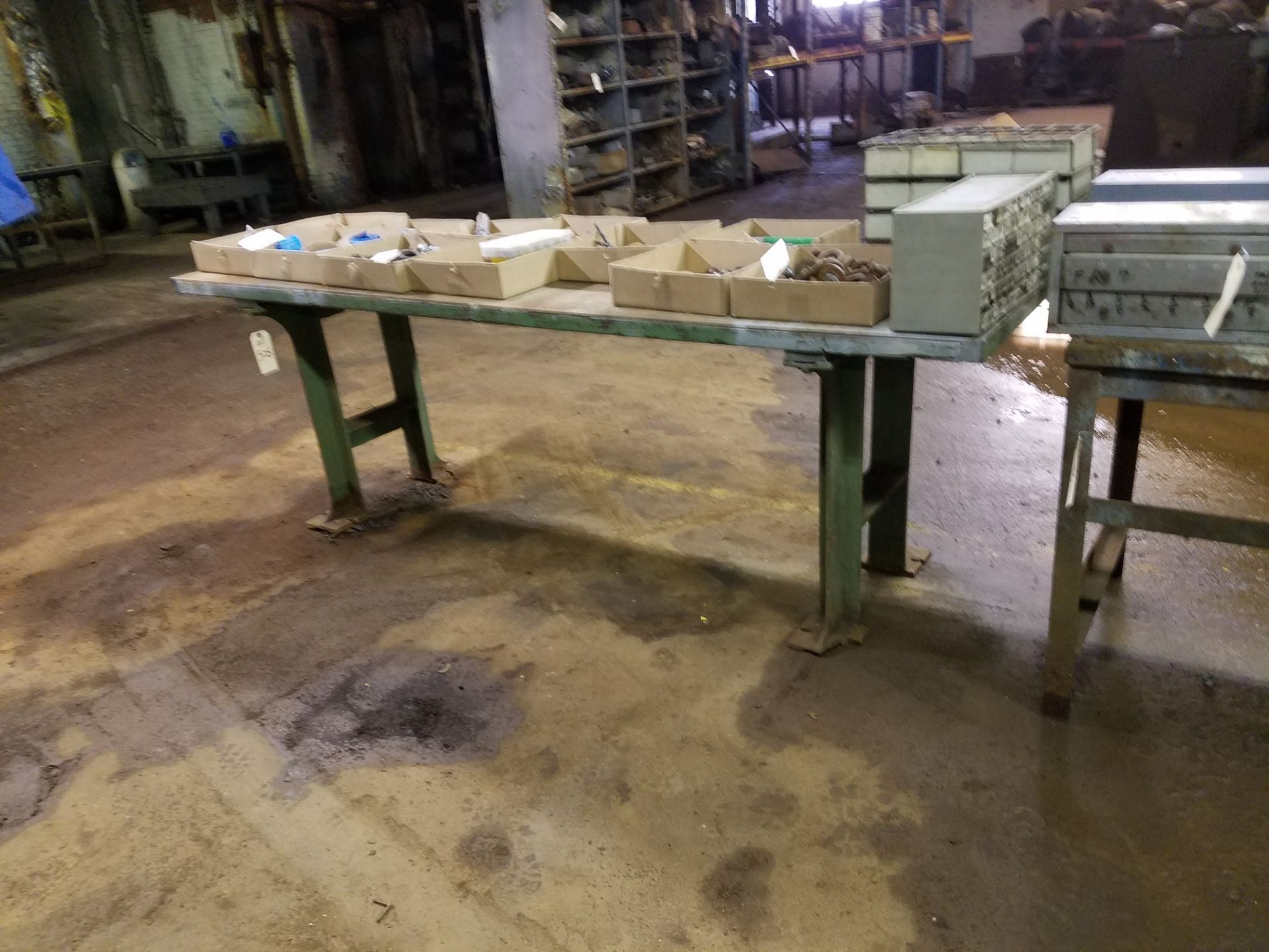 2 WORKBENCHES & TABLE - Image 2 of 2