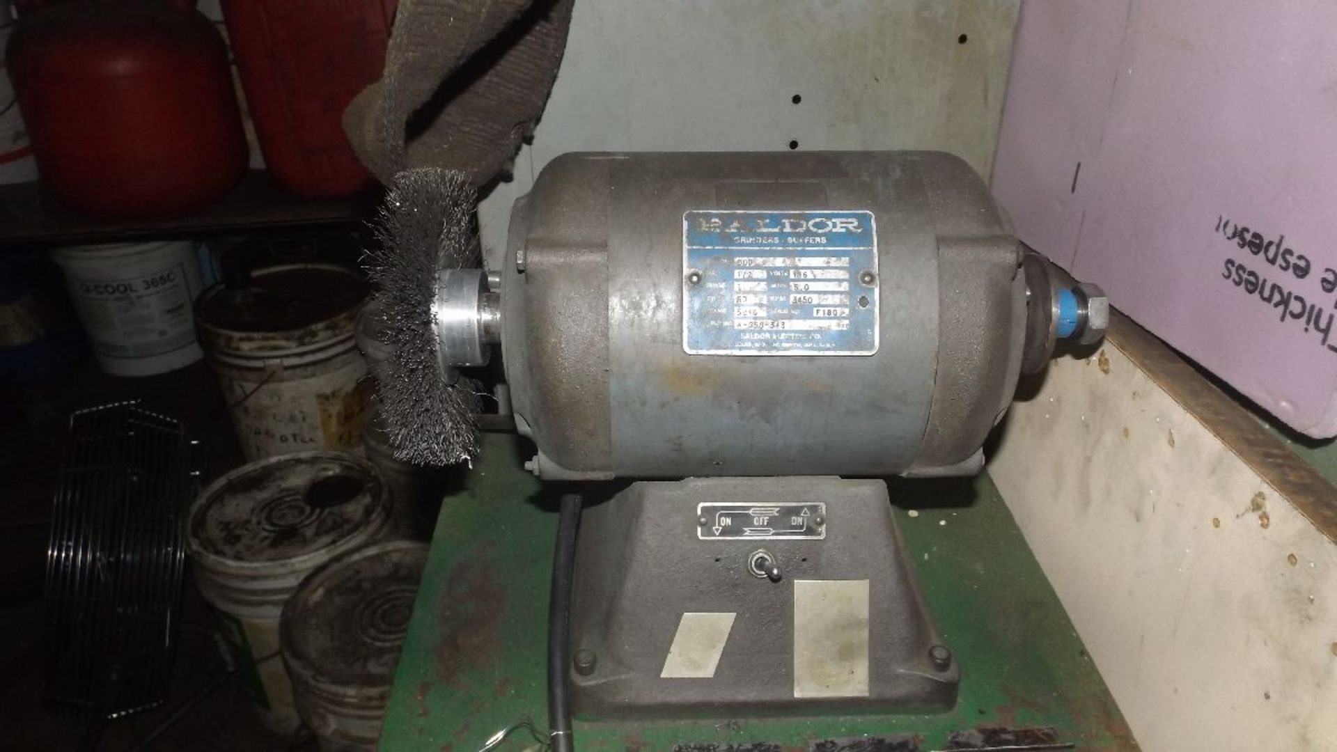 BALDOR DOUBLE END PEDESTAL GRINDER - Image 2 of 2