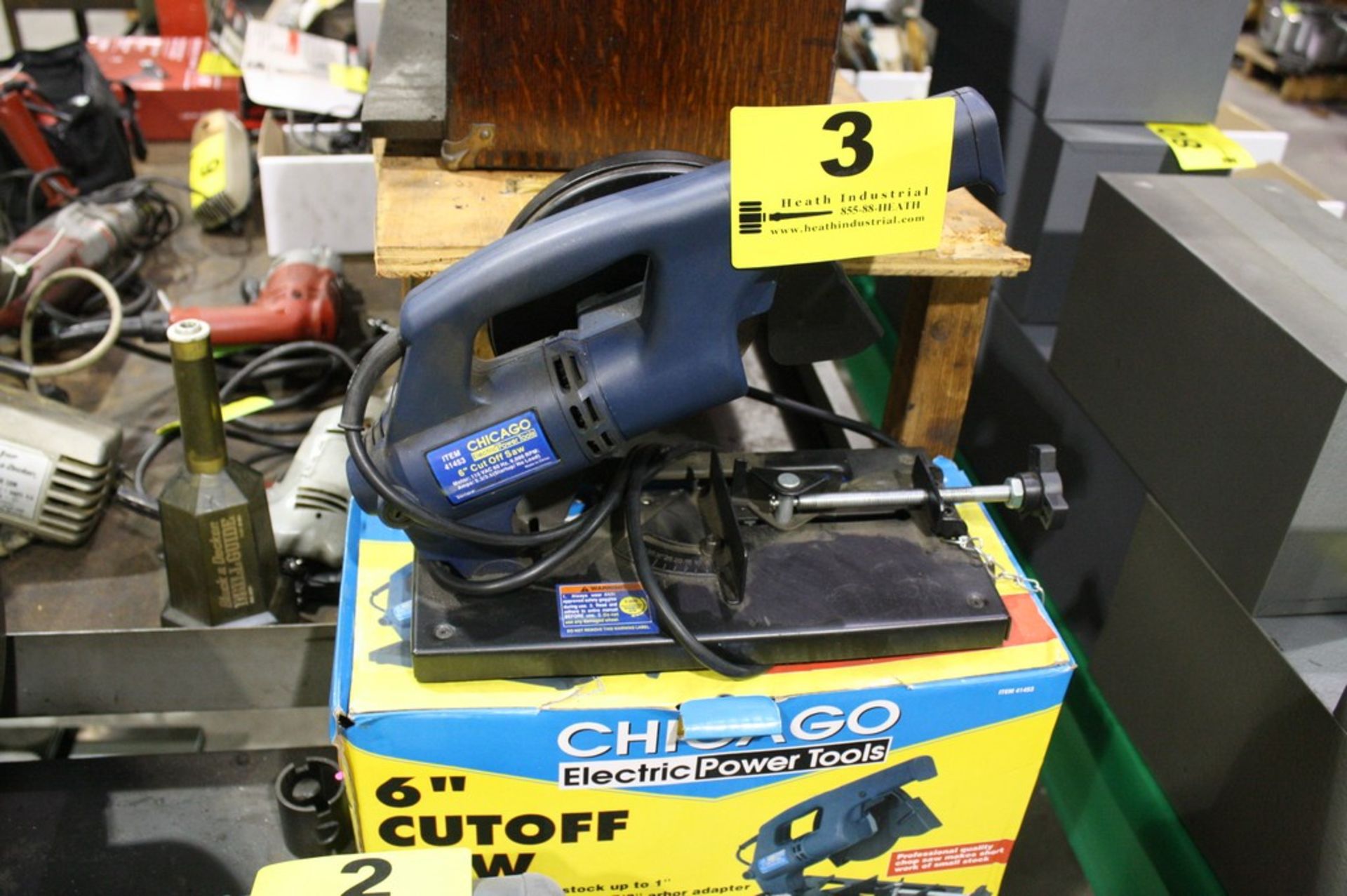 CHICAGO ELECTRIC ITEM 41453, 6'' CUTOFF SAW