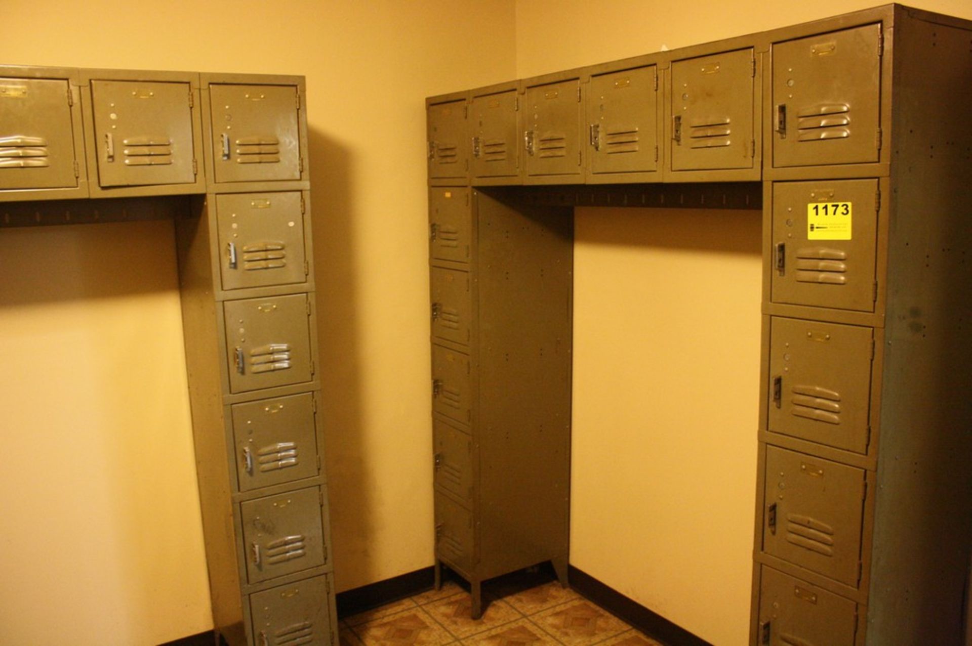 (2) 16-DOOR STORAGE LOCKERS