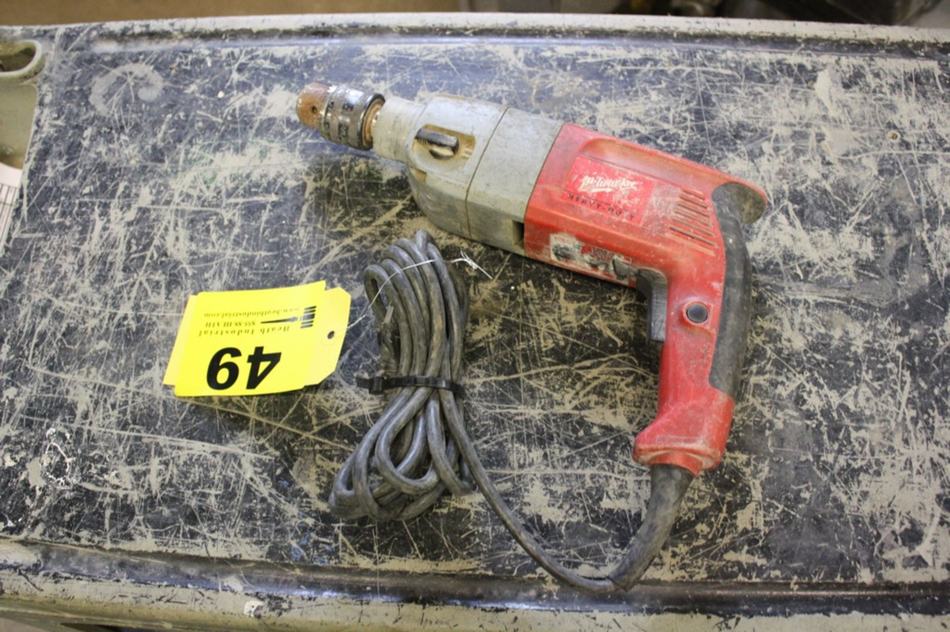 MILWAUKEE CAT. NO. 5378-20, HEAVY DUTY 1/2'' ELECTRIC HAMMER DRILL