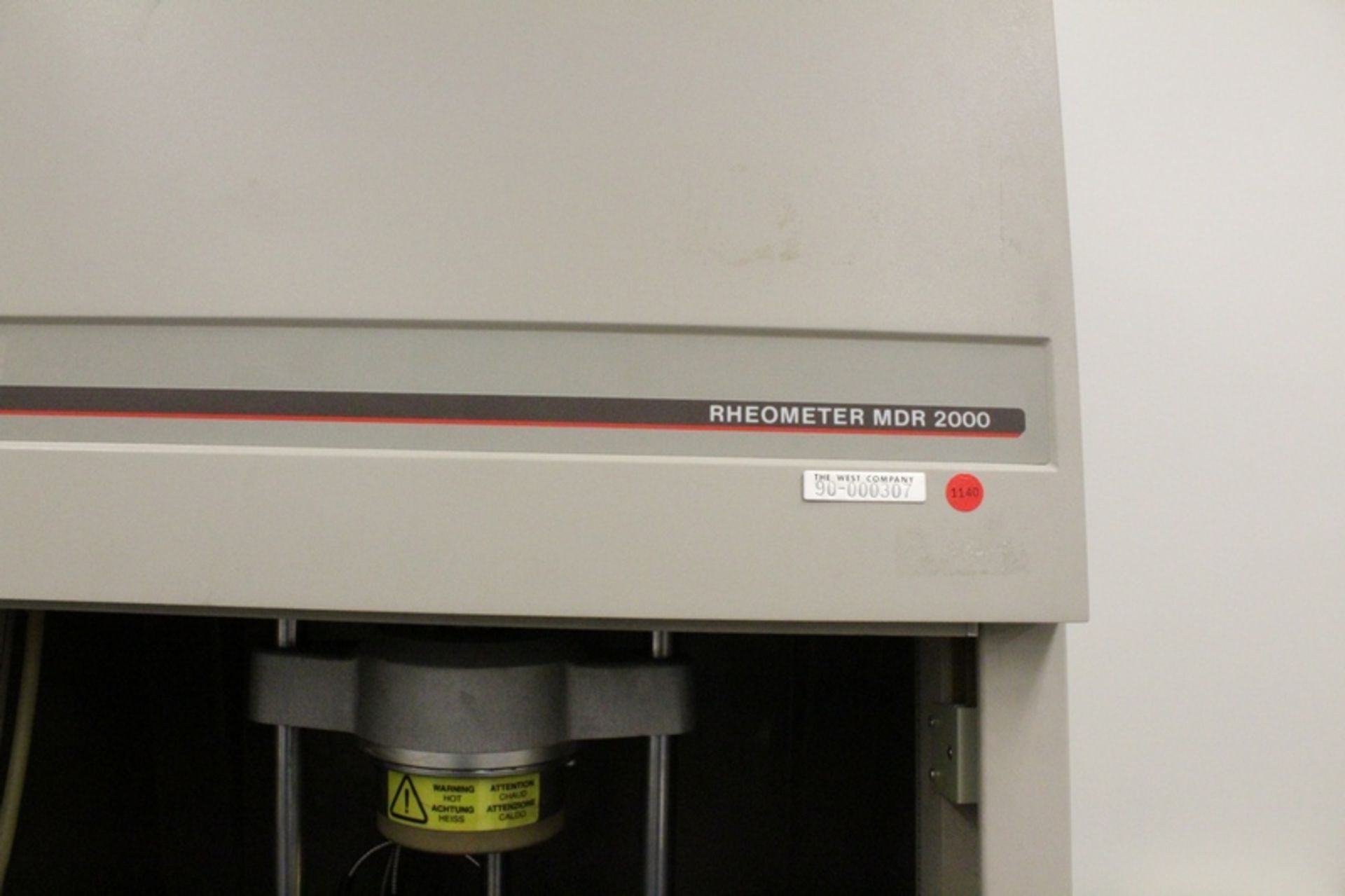 Monsanto Model MDR2000 Moving Die Rheometer, s/n 32HHI2104 (Exton) - Image 4 of 4