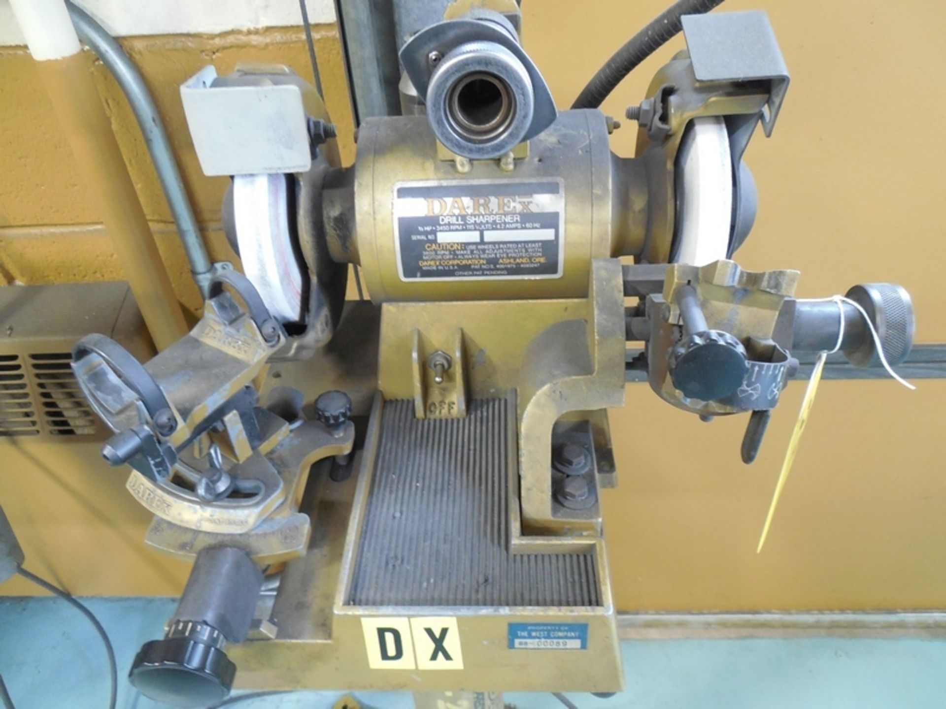 Darex Pedestal Drill Sharpener, s/n 54601 (Upper Darby) - Image 2 of 2