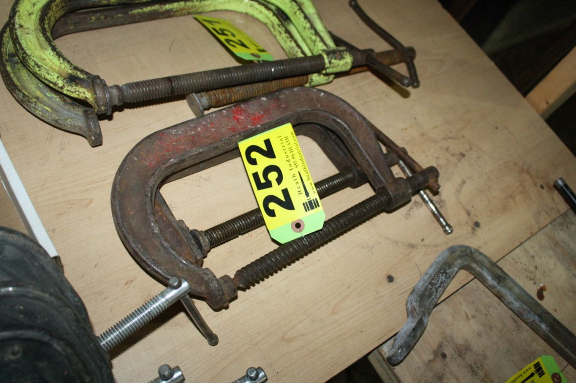 (2) 8'' C-CLAMPS